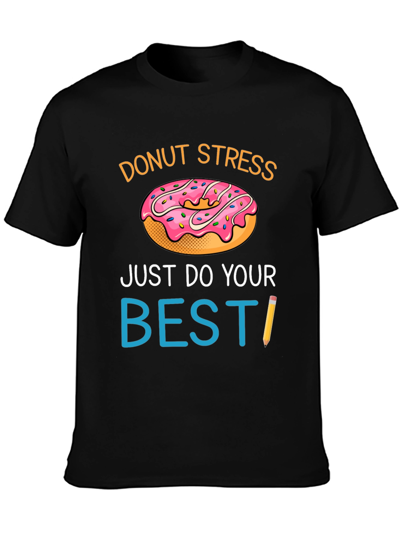 Donut Stress T-Shirt - Funny Graphic Tee