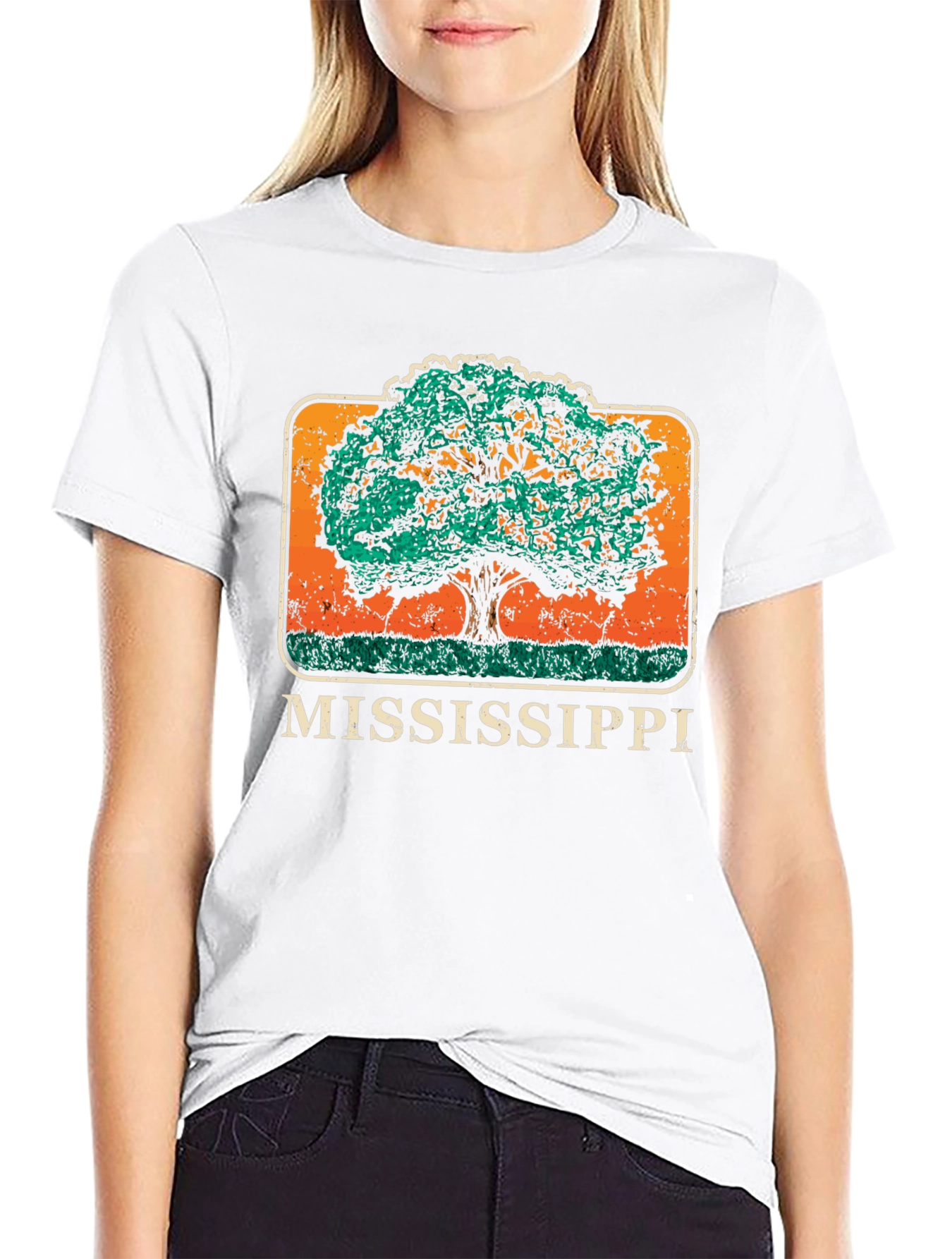 Mississippi Tree Graphic T-Shirt