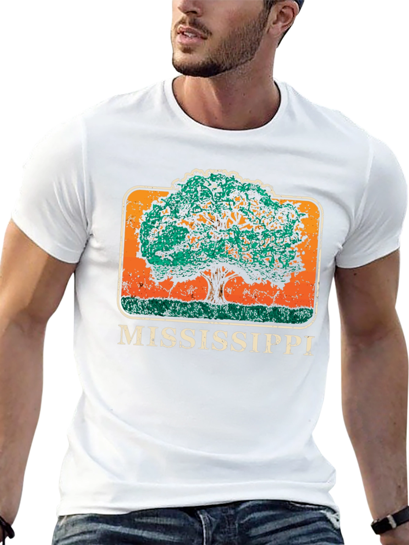 Mississippi Tree Graphic T-Shirt