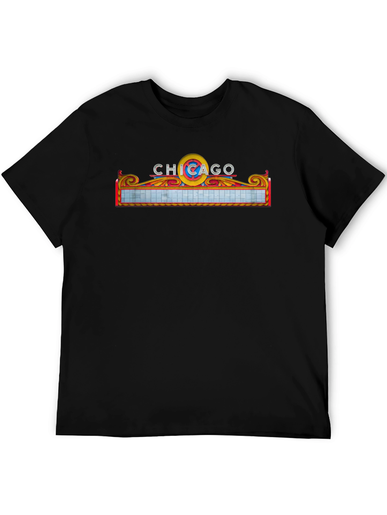 Chicago Theatre T-Shirt - Classic Marquee Design