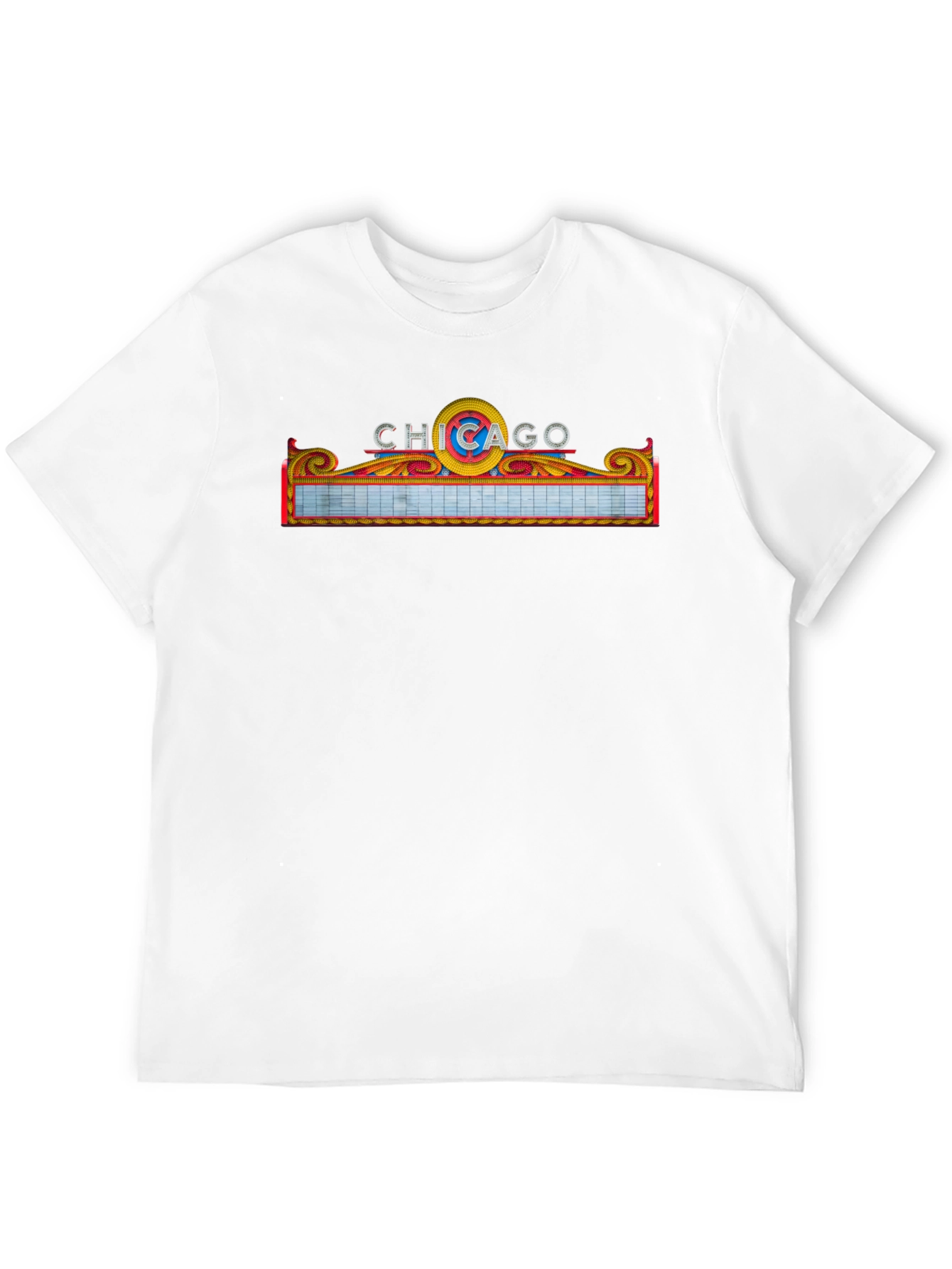 Chicago Theatre T-Shirt - Classic Marquee Design