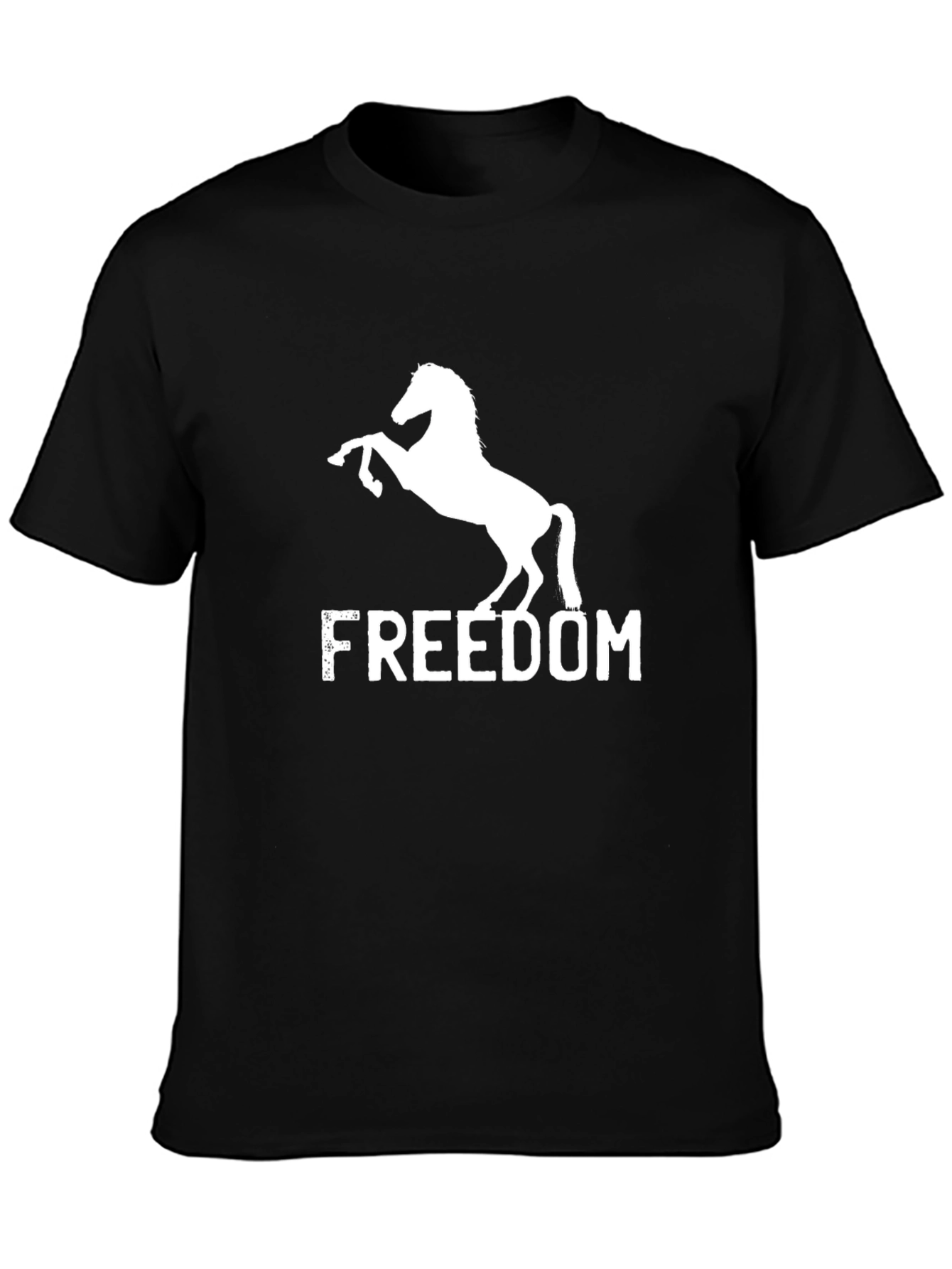 Freedom Horse Graphic Tee - Stylish Mens T-Shirt