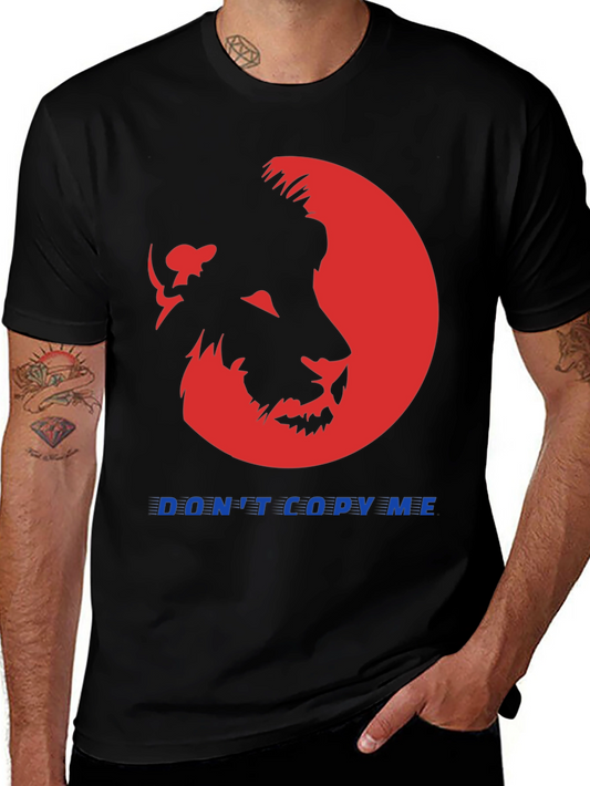Bold Lion Graphic T-Shirt - Dont Copy Me!
