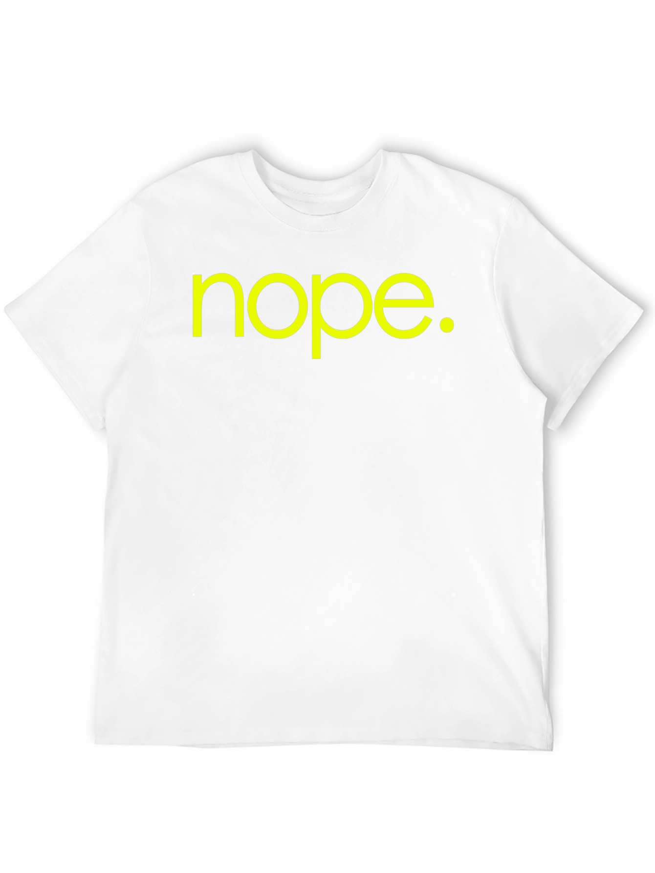 Nope Graphic Tee - Black Cotton T-Shirt