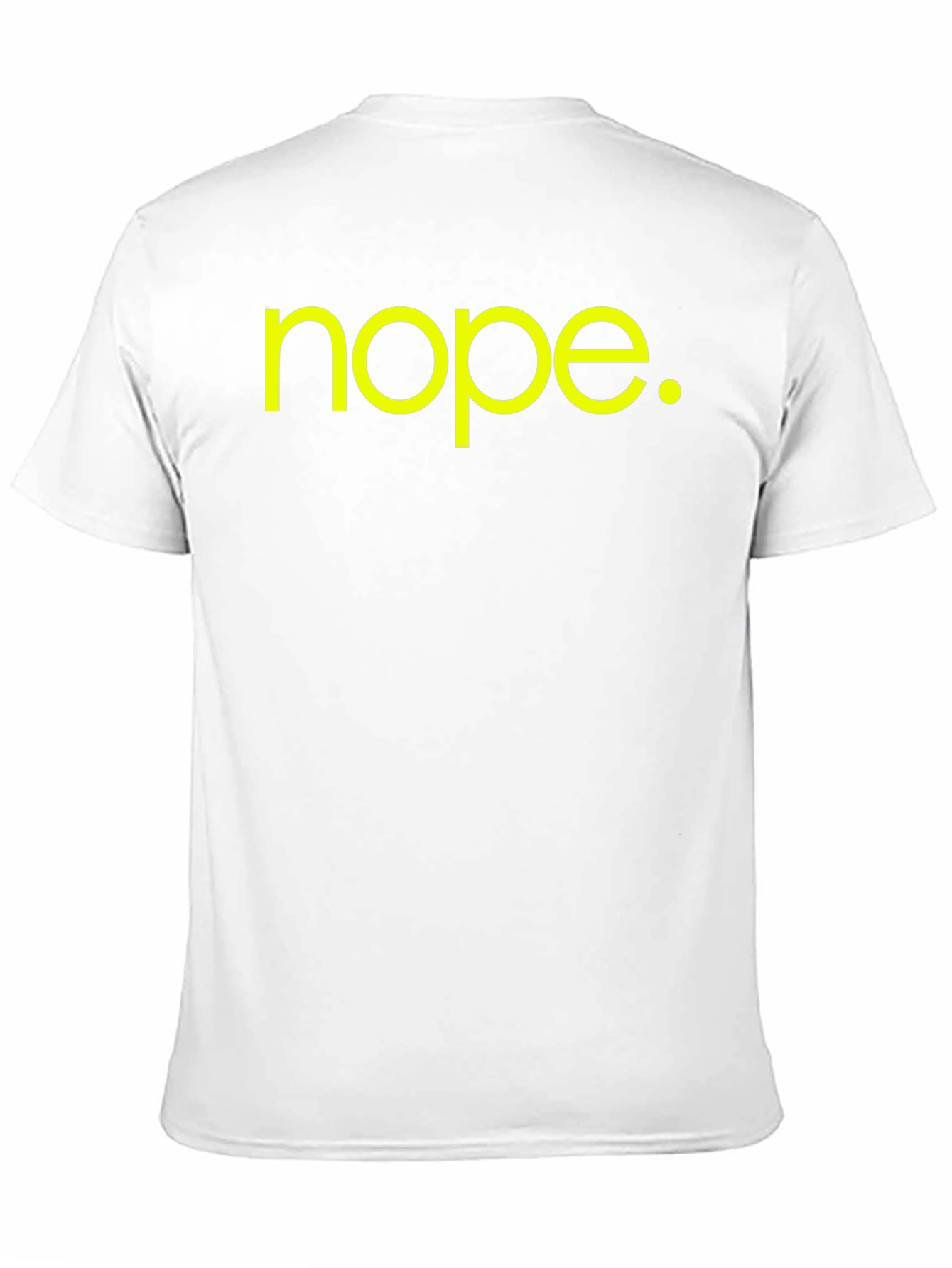 Nope Graphic Tee - Black Cotton T-Shirt