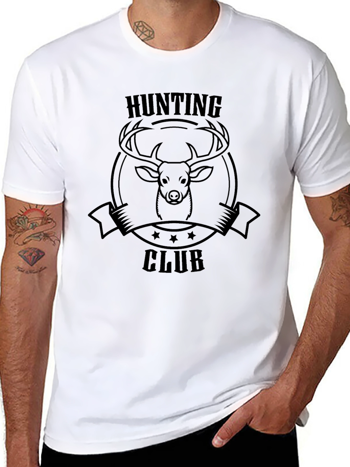 Hunting Club T-Shirt - Deer Graphic Tee