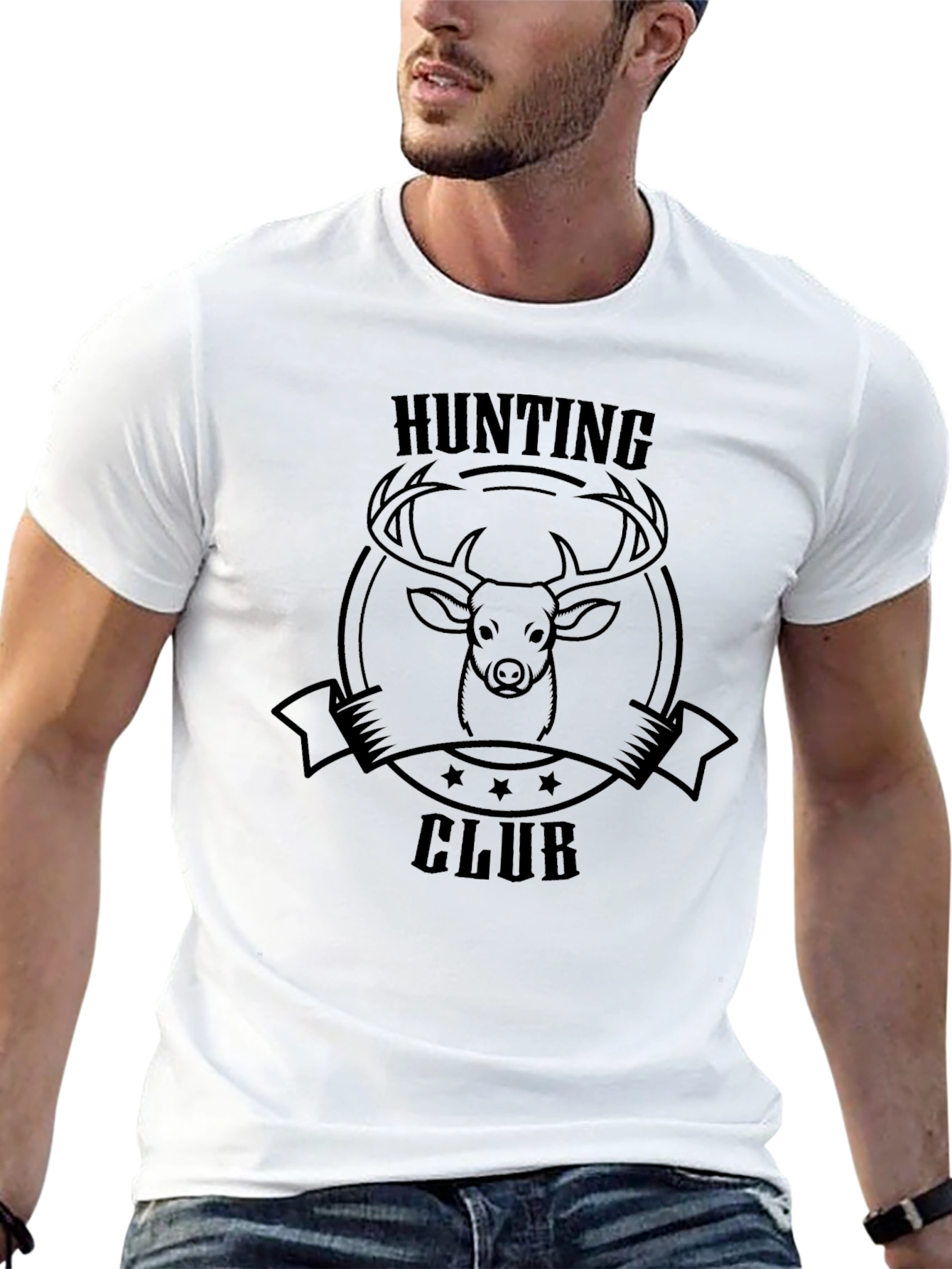 Hunting Club T-Shirt - Deer Graphic Tee