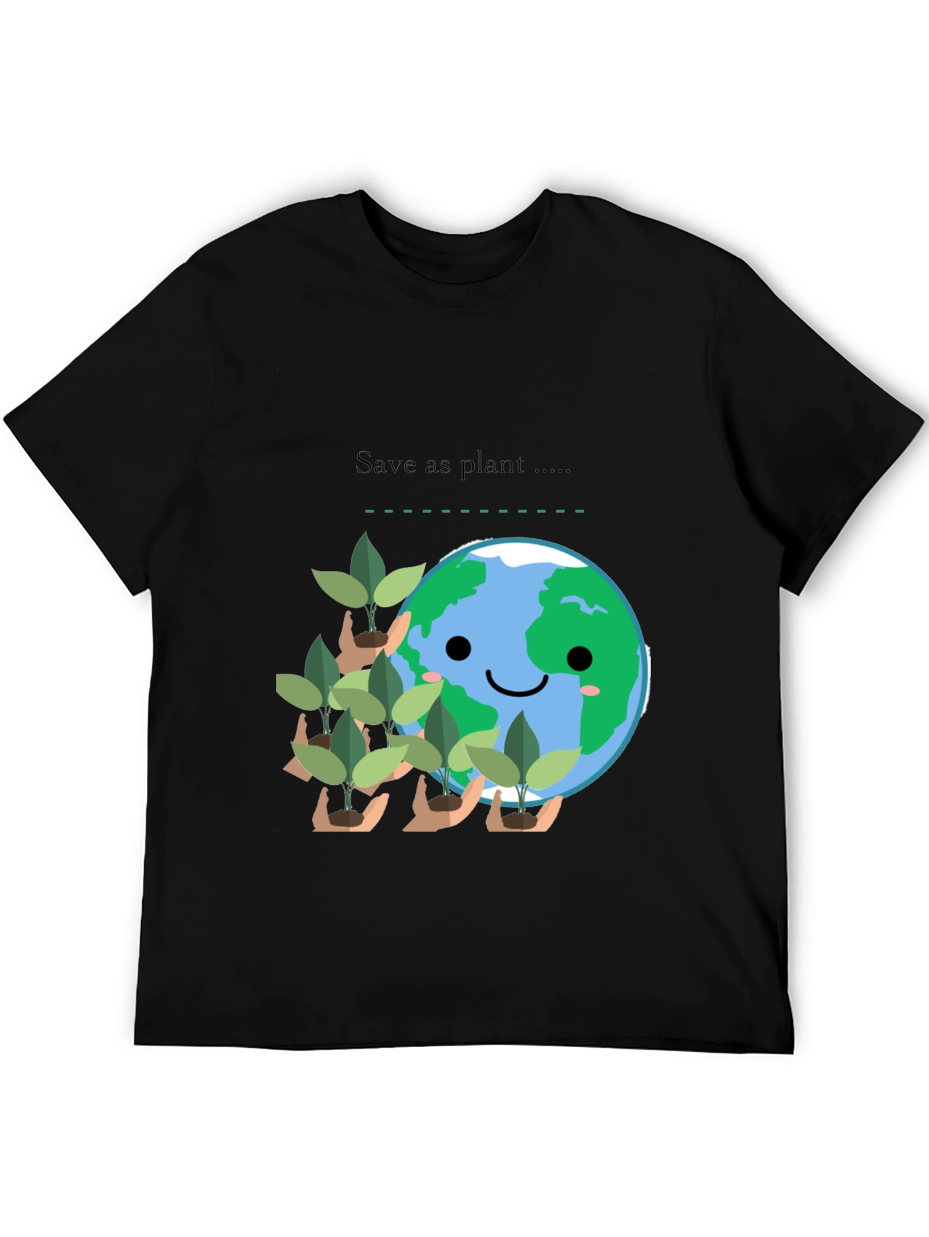 Eco-Friendly Save as Plant Graphic Tee