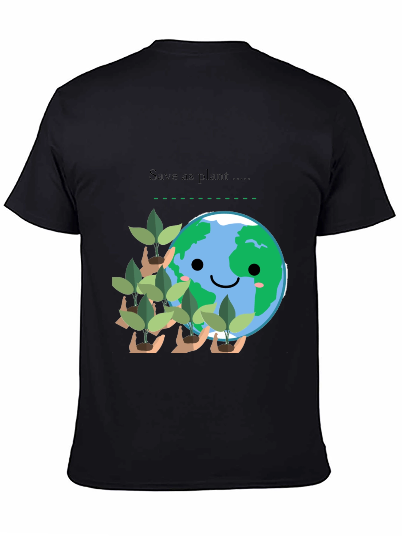Eco-Friendly Save as Plant Graphic Tee