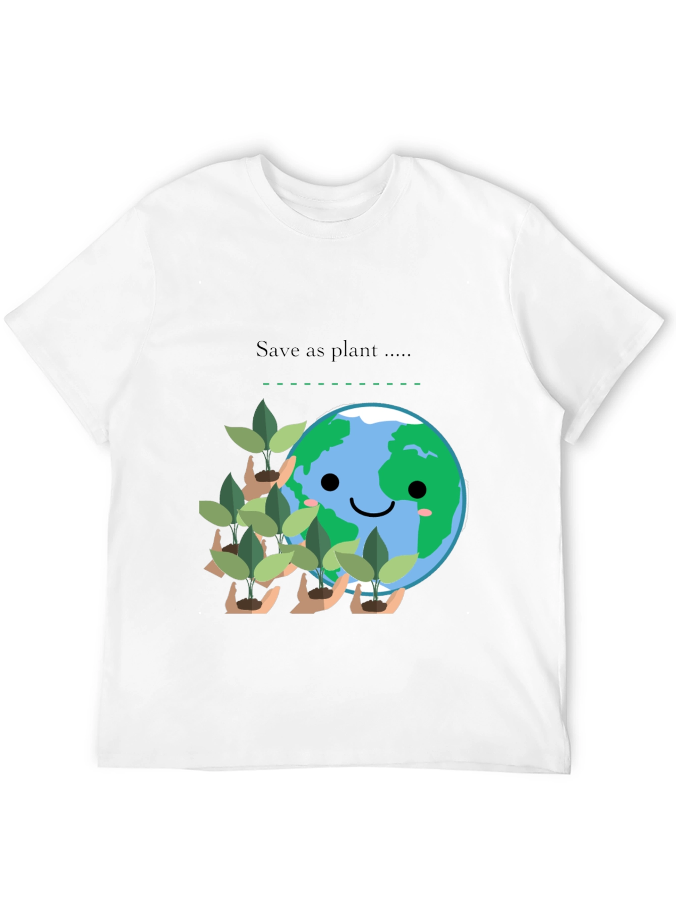 Eco-Friendly Save as Plant Graphic Tee
