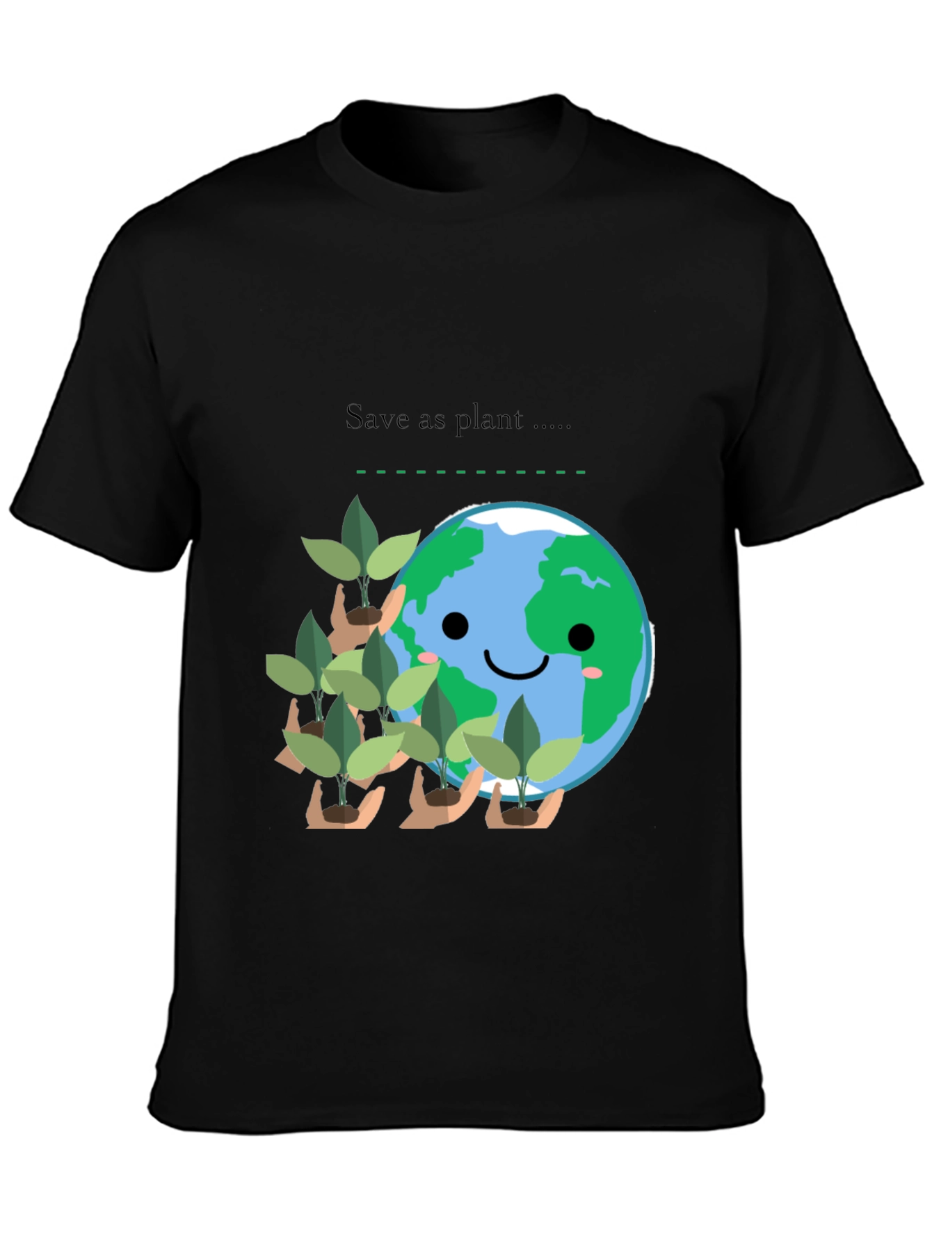 Eco-Friendly Save as Plant Graphic Tee