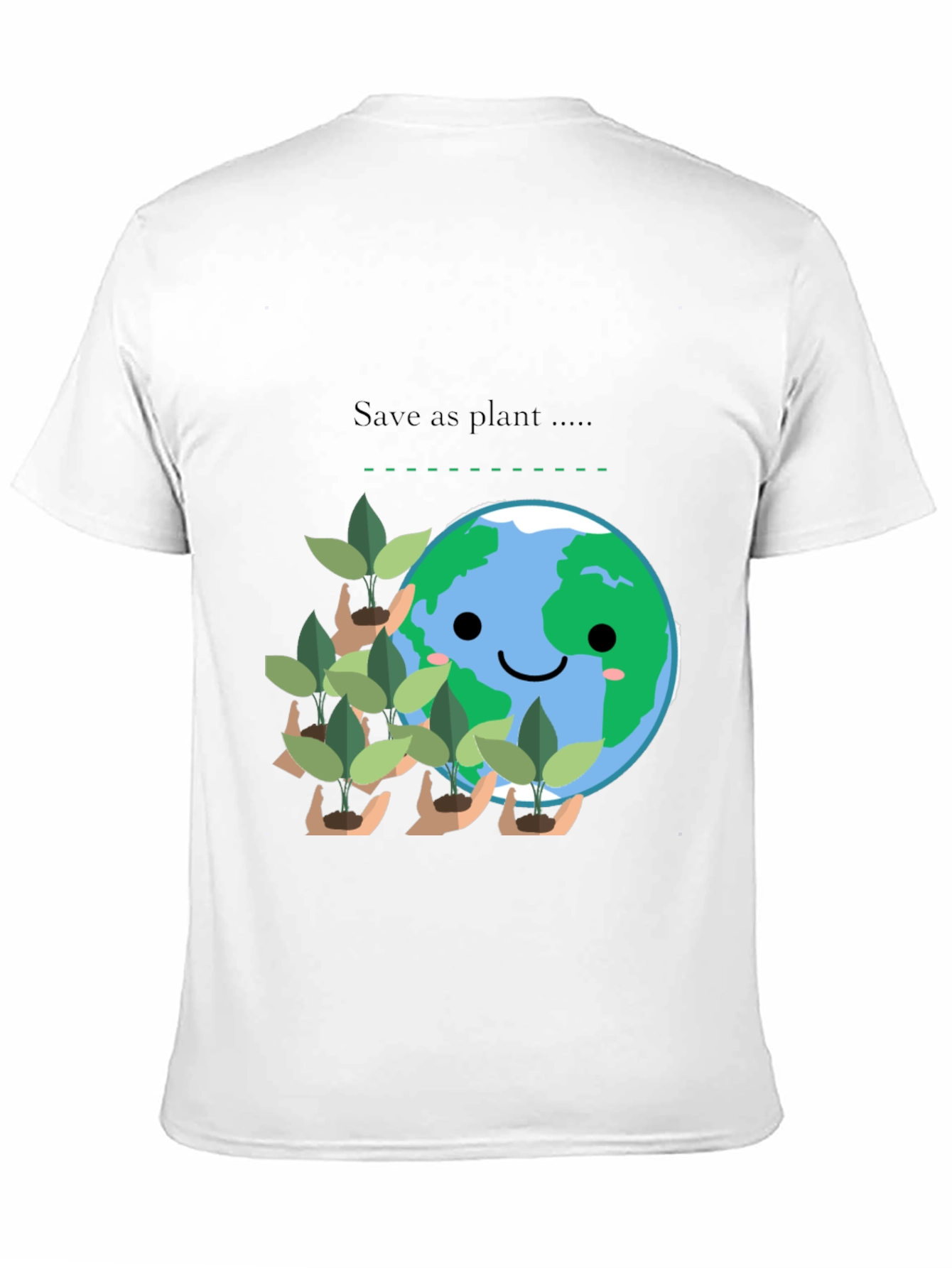 Eco-Friendly Save as Plant Graphic Tee