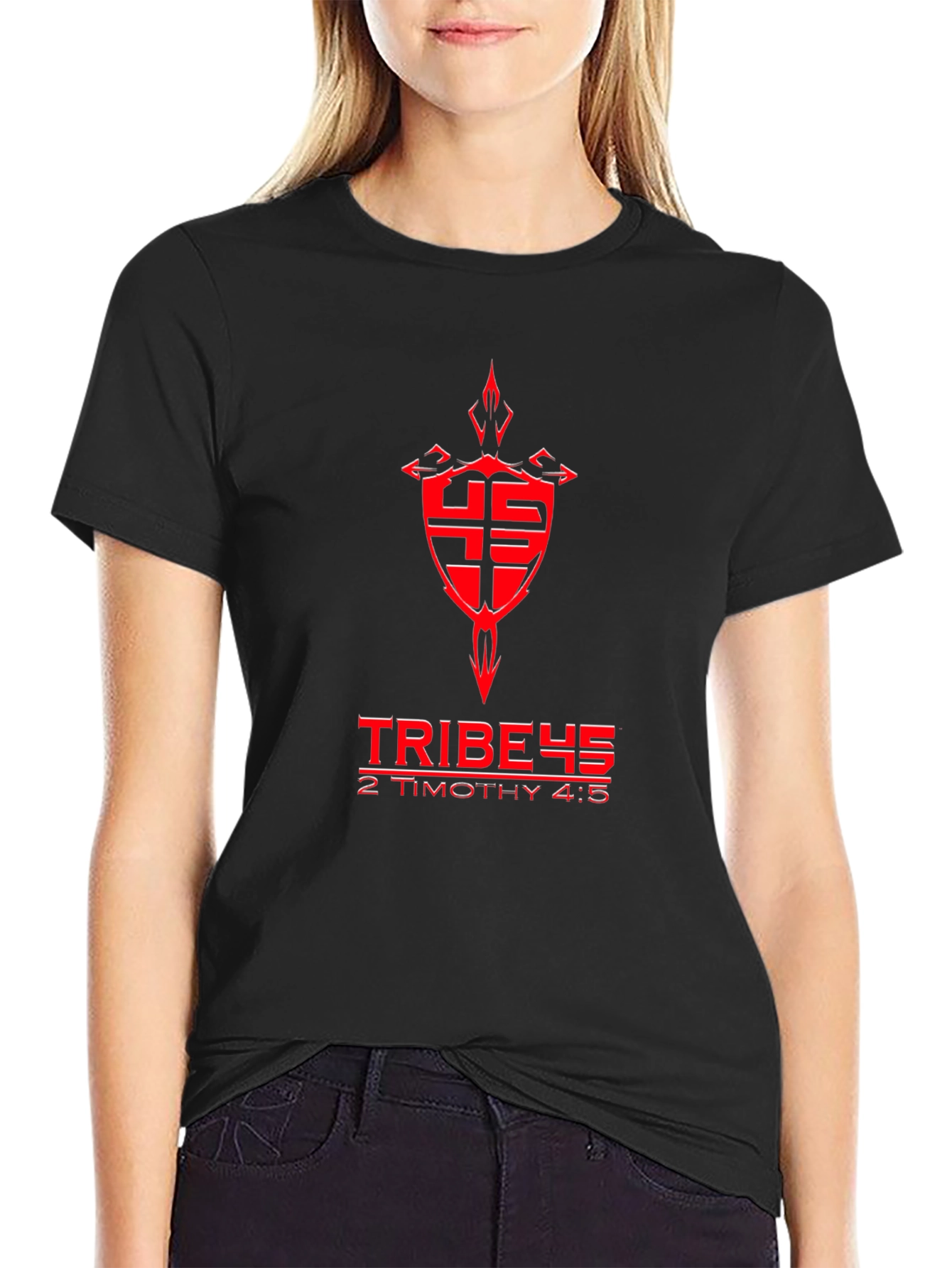 Tribe 45 T-Shirt - 2 Timothy 4:5 Graphic Tee