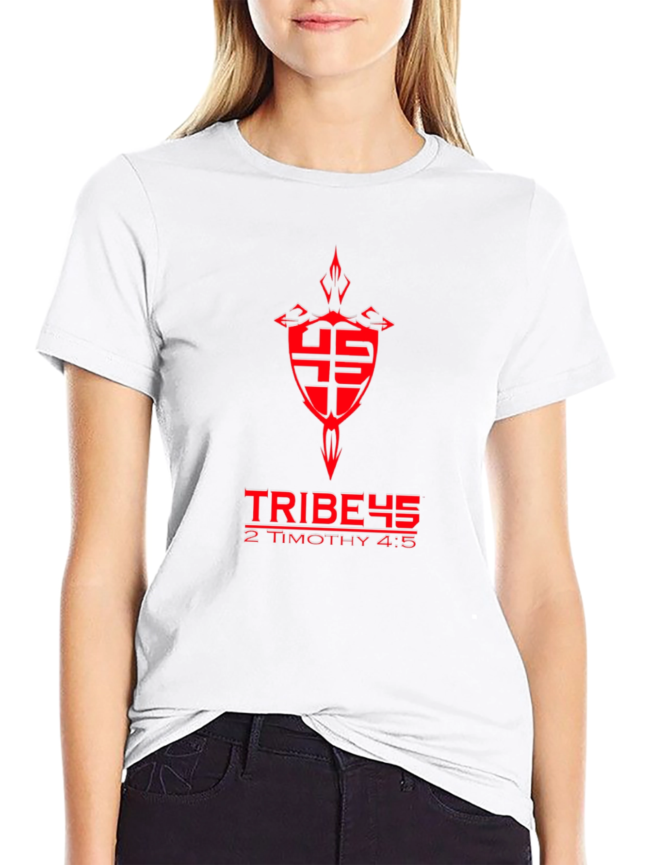 Tribe 45 T-Shirt - 2 Timothy 4:5 Graphic Tee
