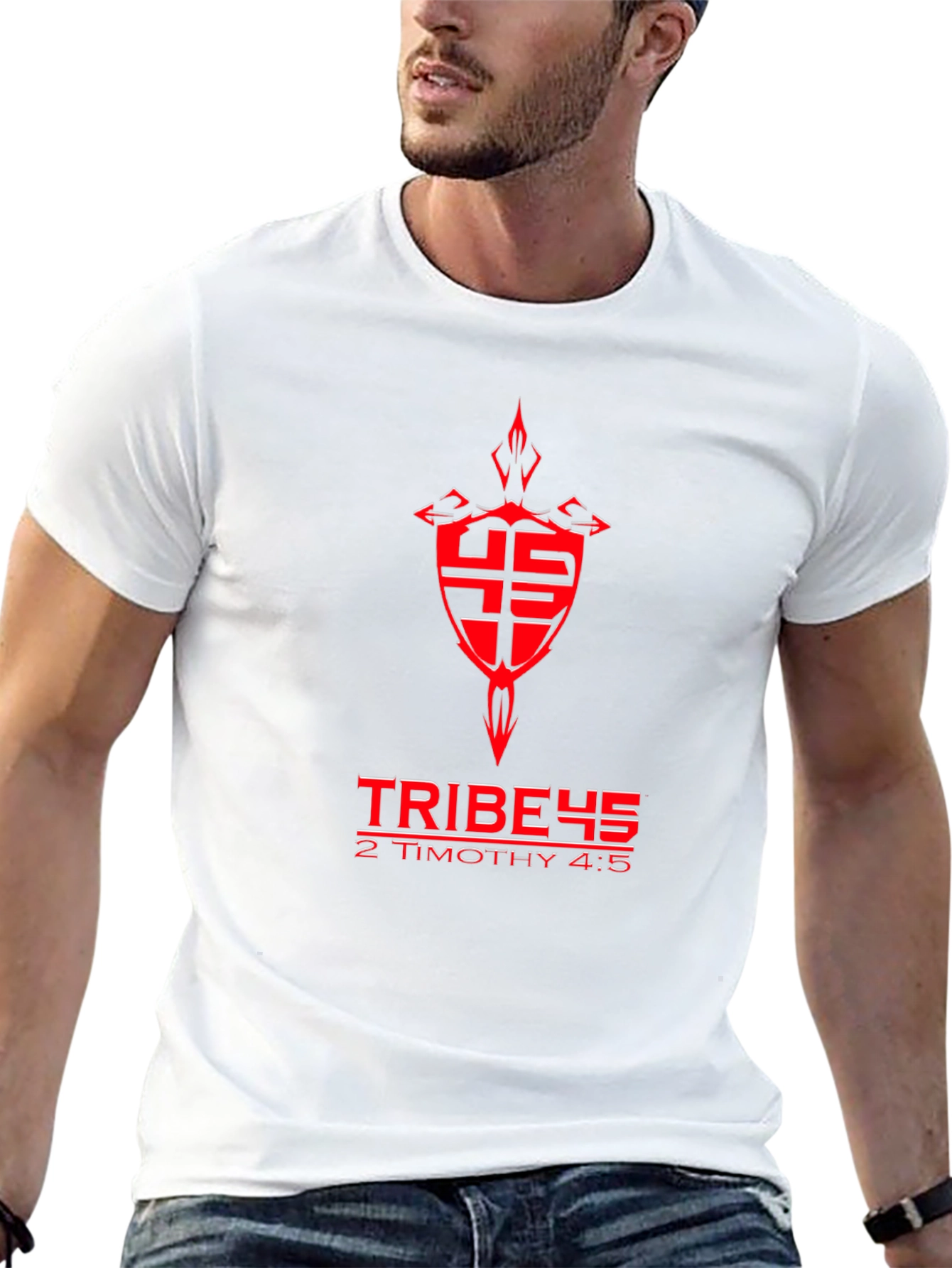 Tribe 45 T-Shirt - 2 Timothy 4:5 Graphic Tee