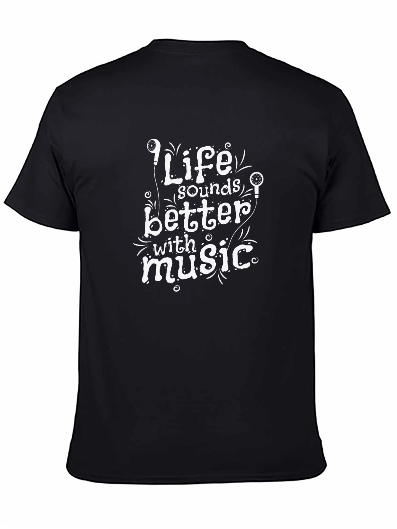 Life Sounds Better with Music Graphic Tee