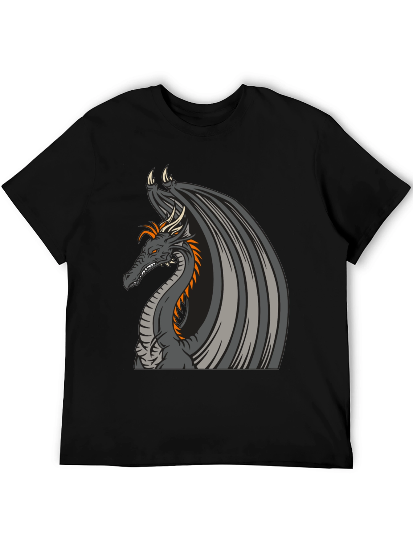 Dragon Graphic Tee - Black