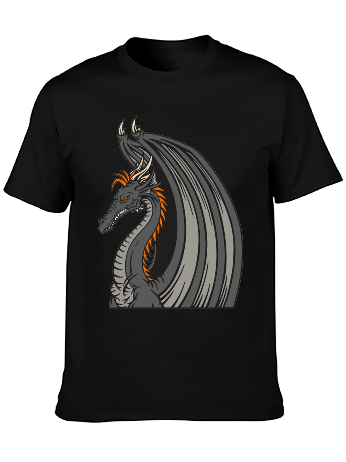Dragon Graphic Tee - Black