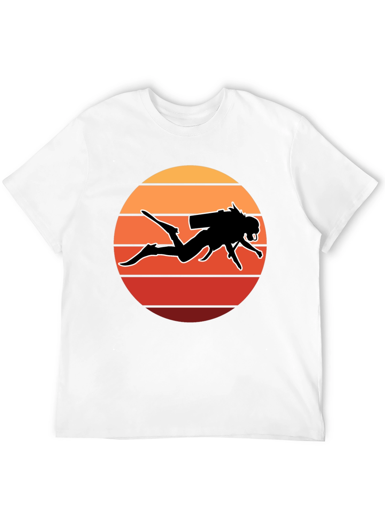 Diver Sunset T-Shirt - Scuba Diving Tee