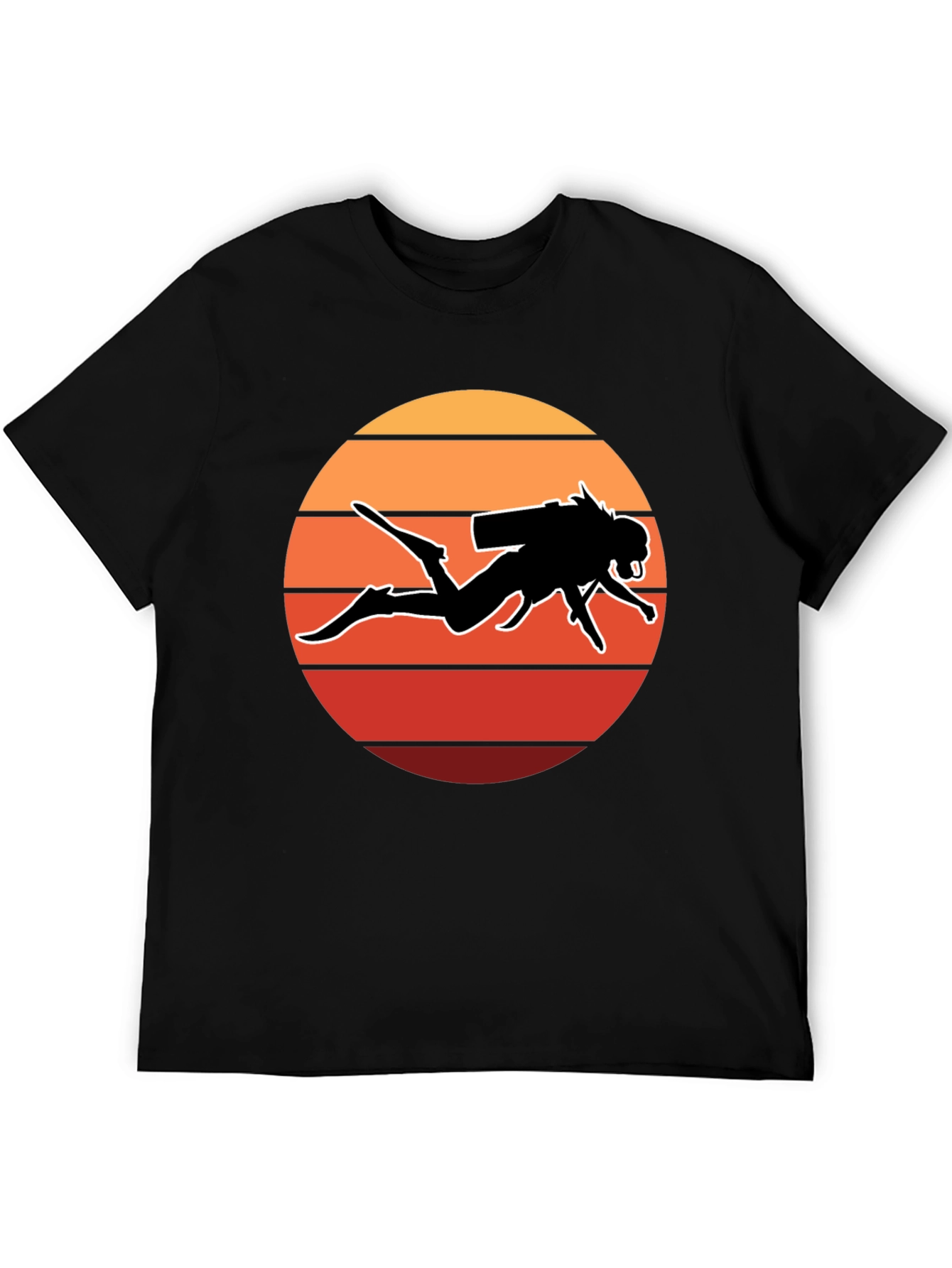 Diver Sunset T-Shirt - Scuba Diving Tee