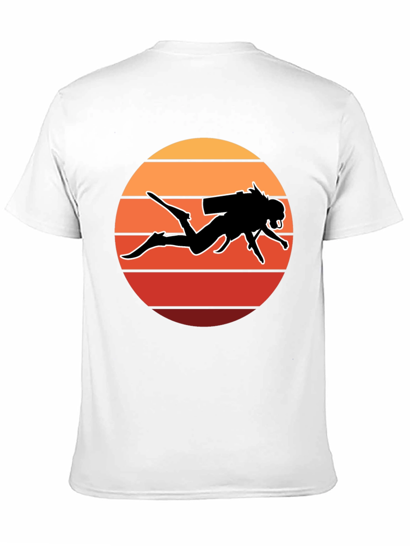 Diver Sunset T-Shirt - Scuba Diving Tee