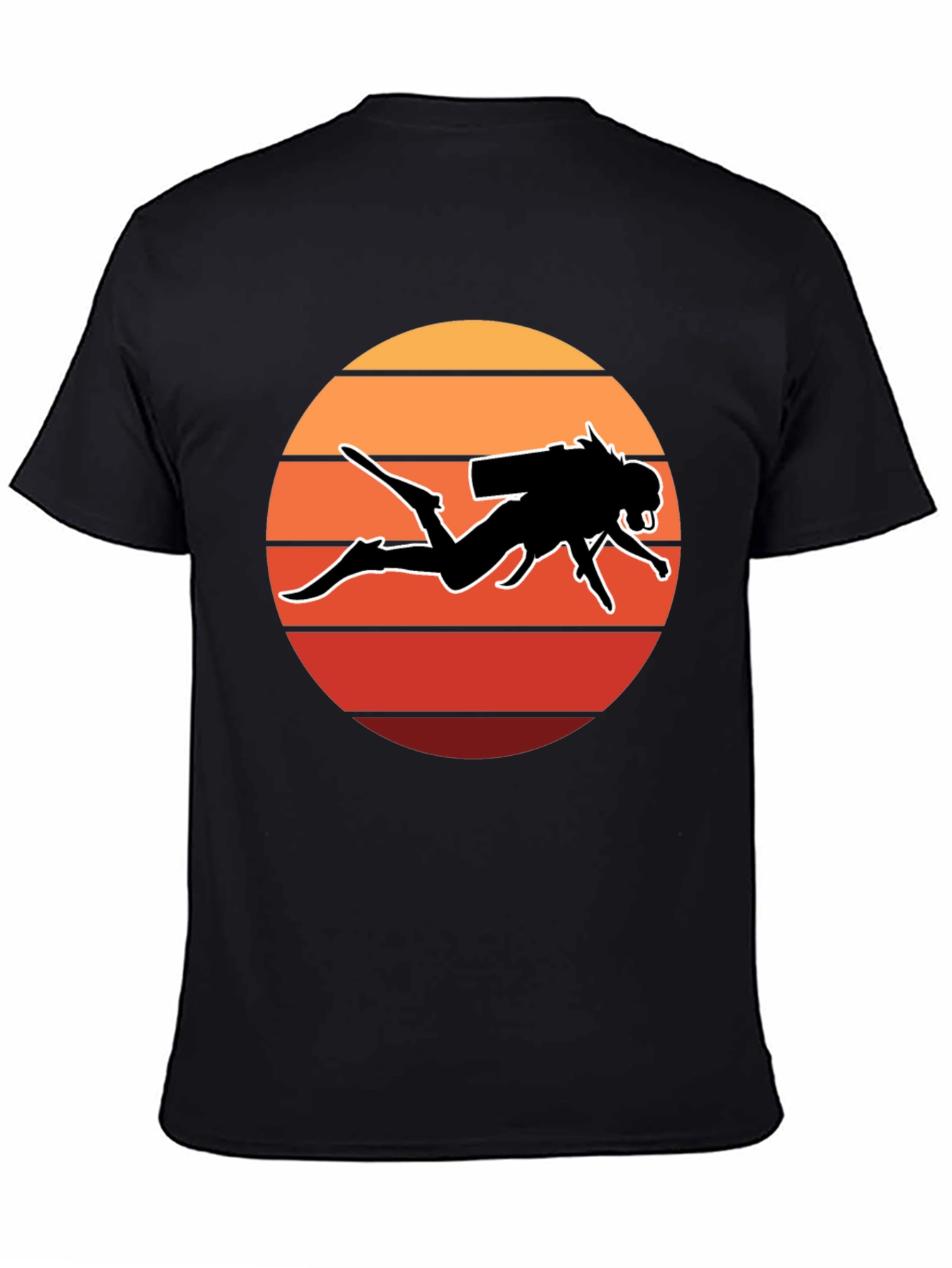 Diver Sunset T-Shirt - Scuba Diving Tee