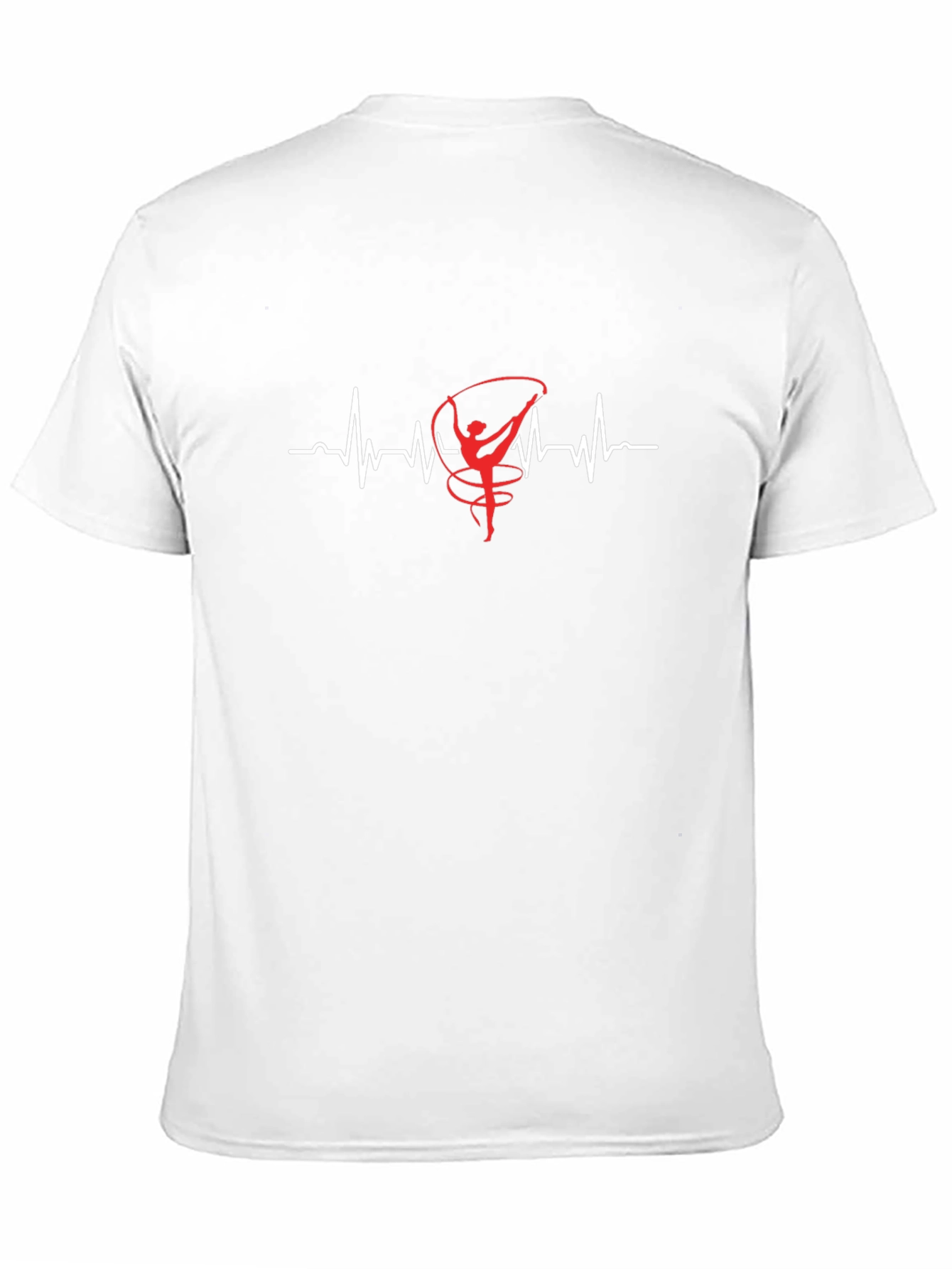 Gymnastics Heartbeat T-Shirt - Rhythmic Dance Tee