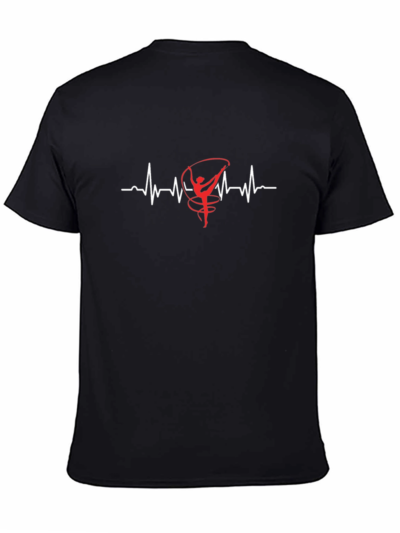 Gymnastics Heartbeat T-Shirt - Rhythmic Dance Tee