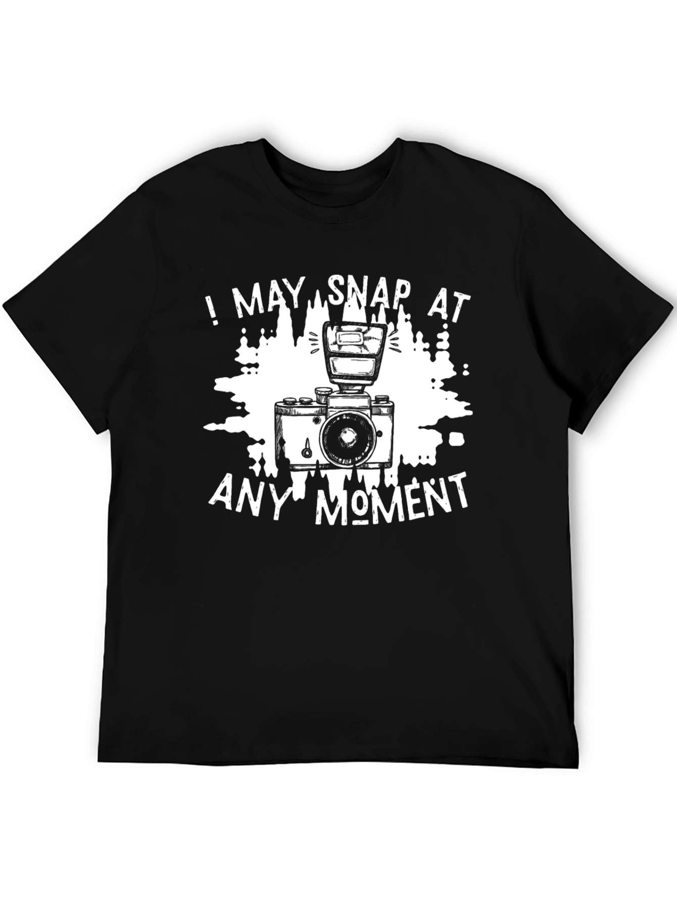 Snap At Any Moment Camera Graphic Tee