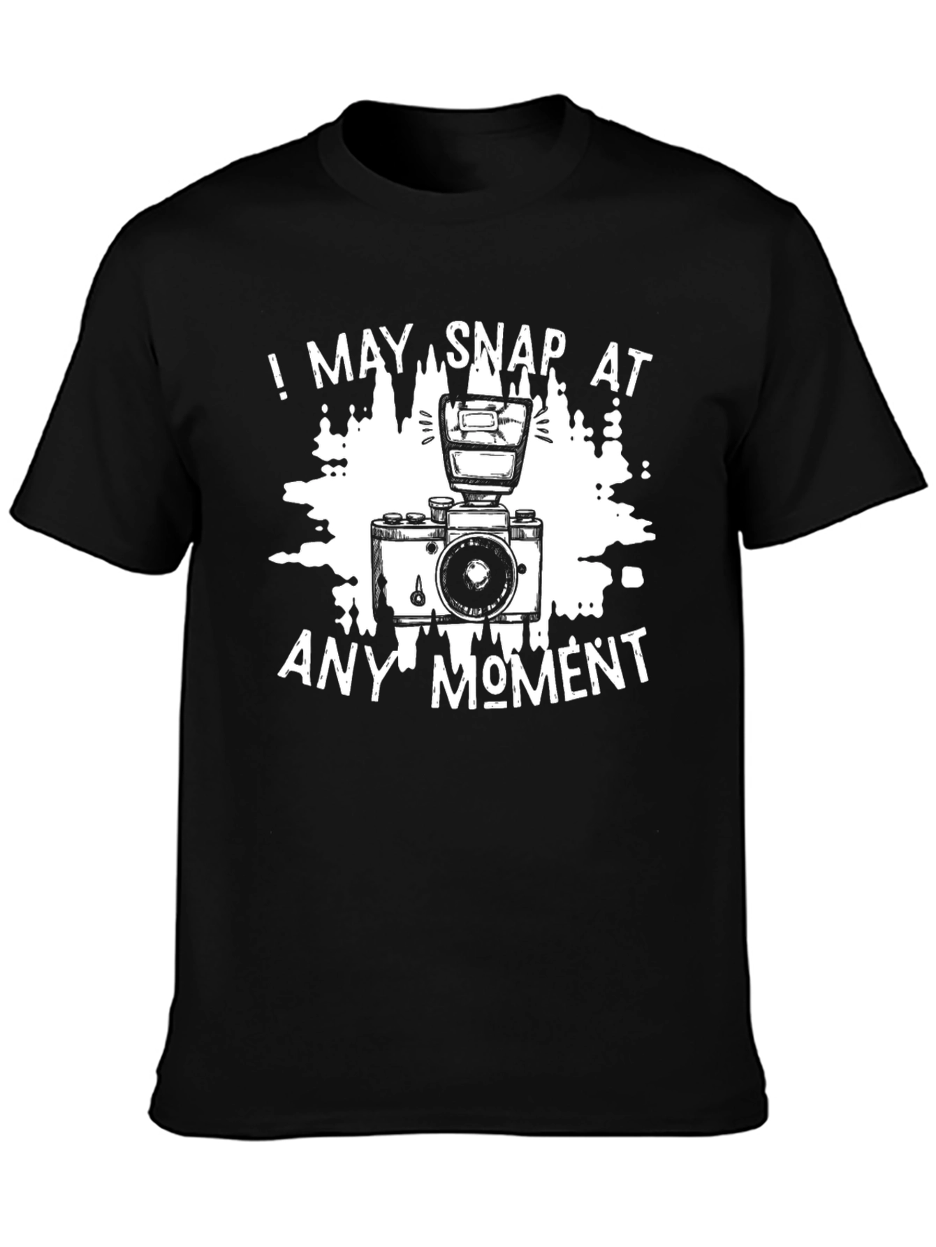 Snap At Any Moment Camera Graphic Tee