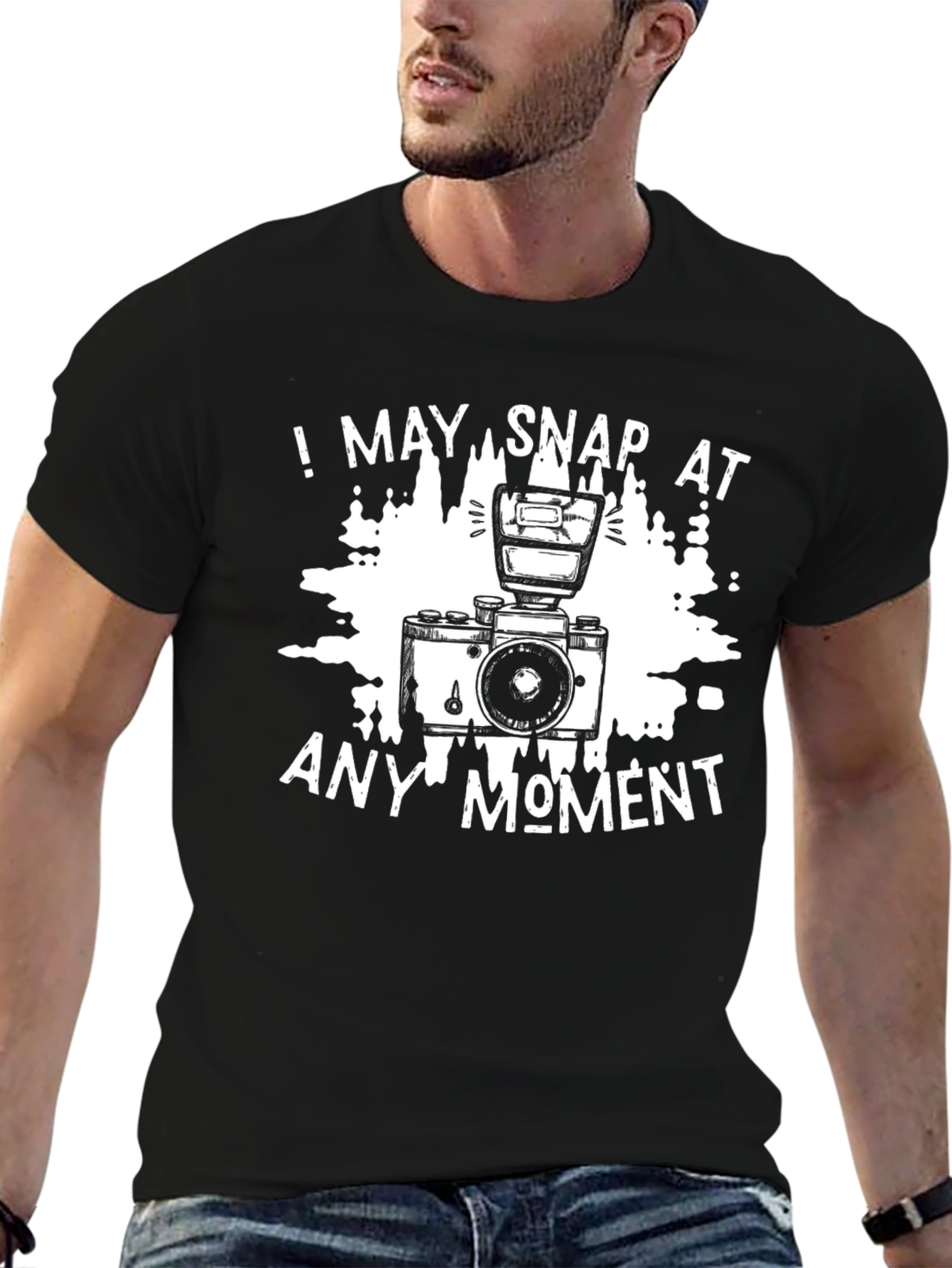 Snap At Any Moment Camera Graphic Tee