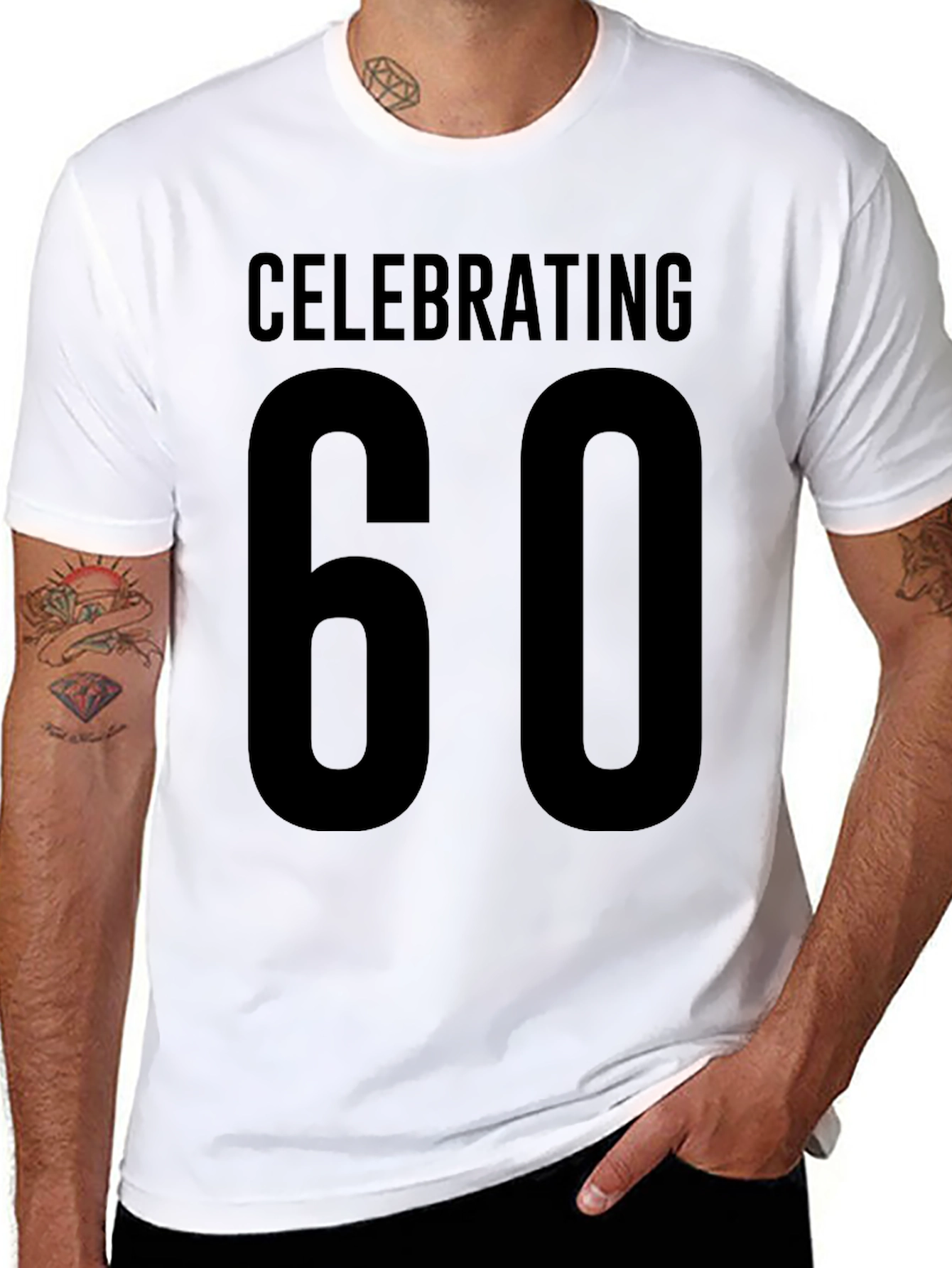 Celebrating 60 Black T-Shirt