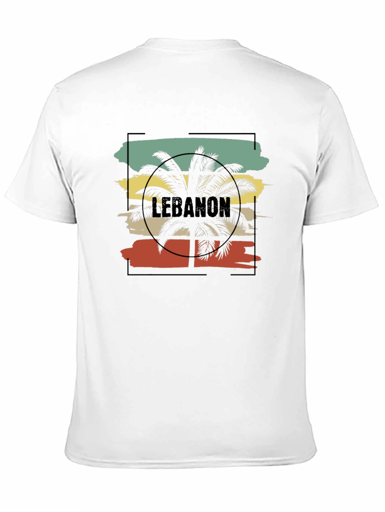 Lebanon Palm Tree Graphic T-Shirt