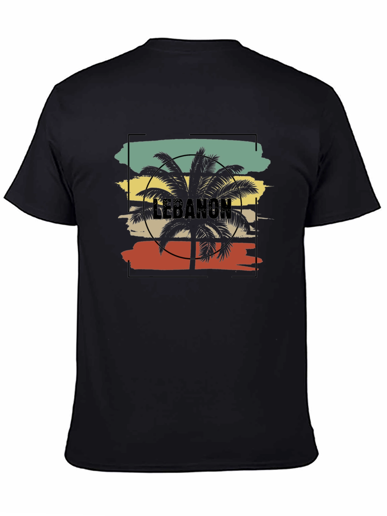 Lebanon Palm Tree Graphic T-Shirt