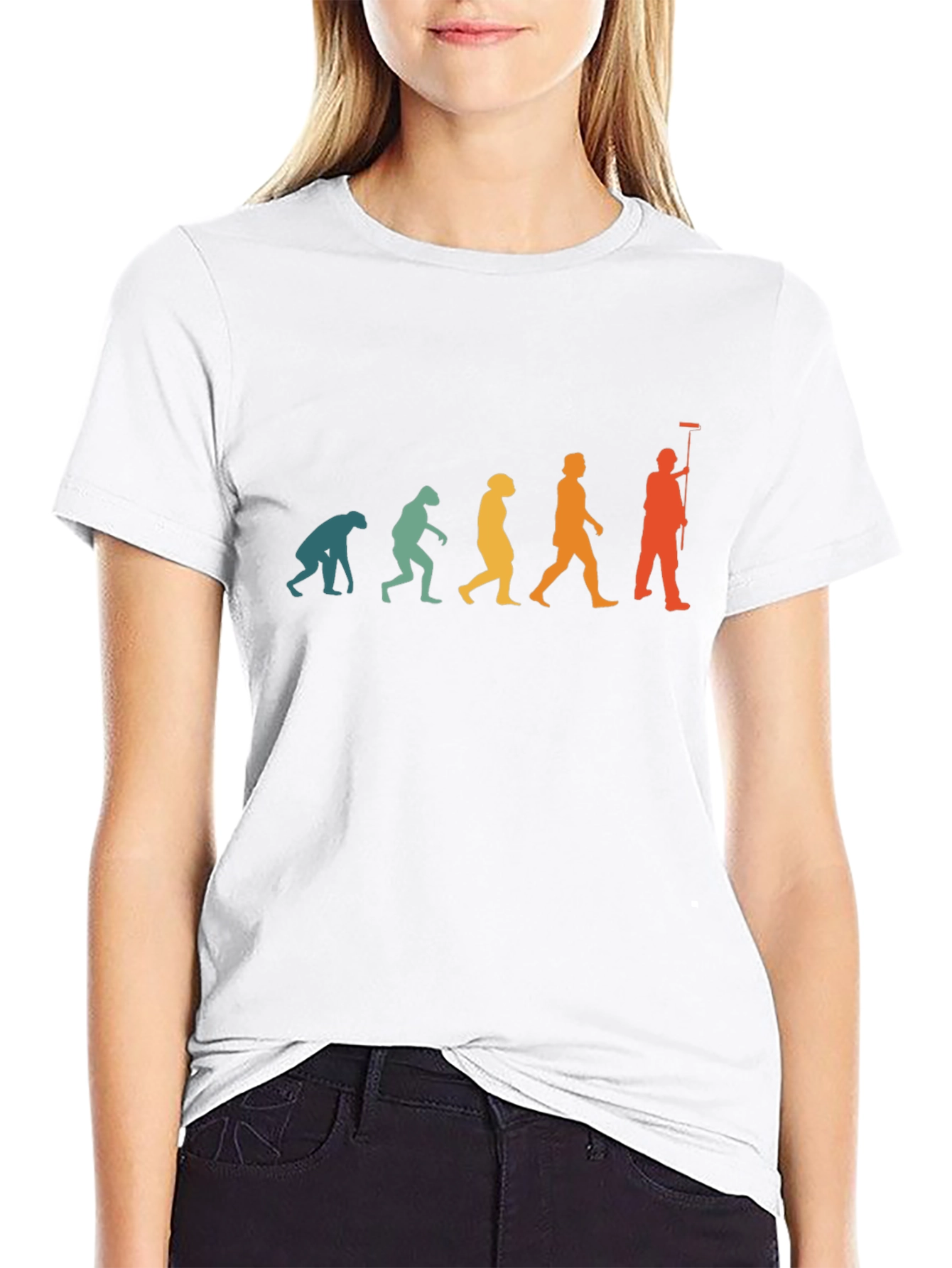 Evolution of a Painter T-Shirt - Black