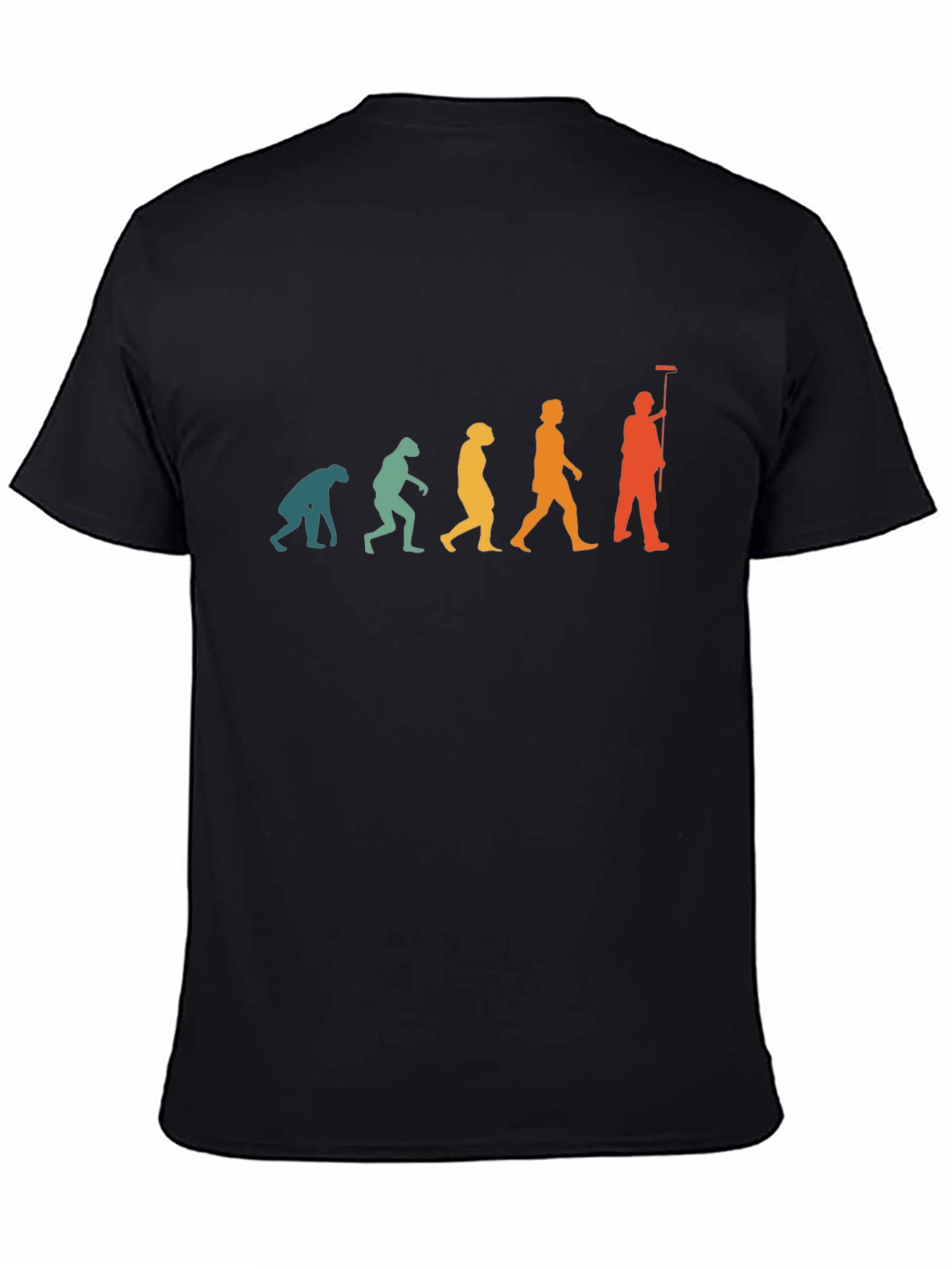Evolution of a Painter T-Shirt - Black