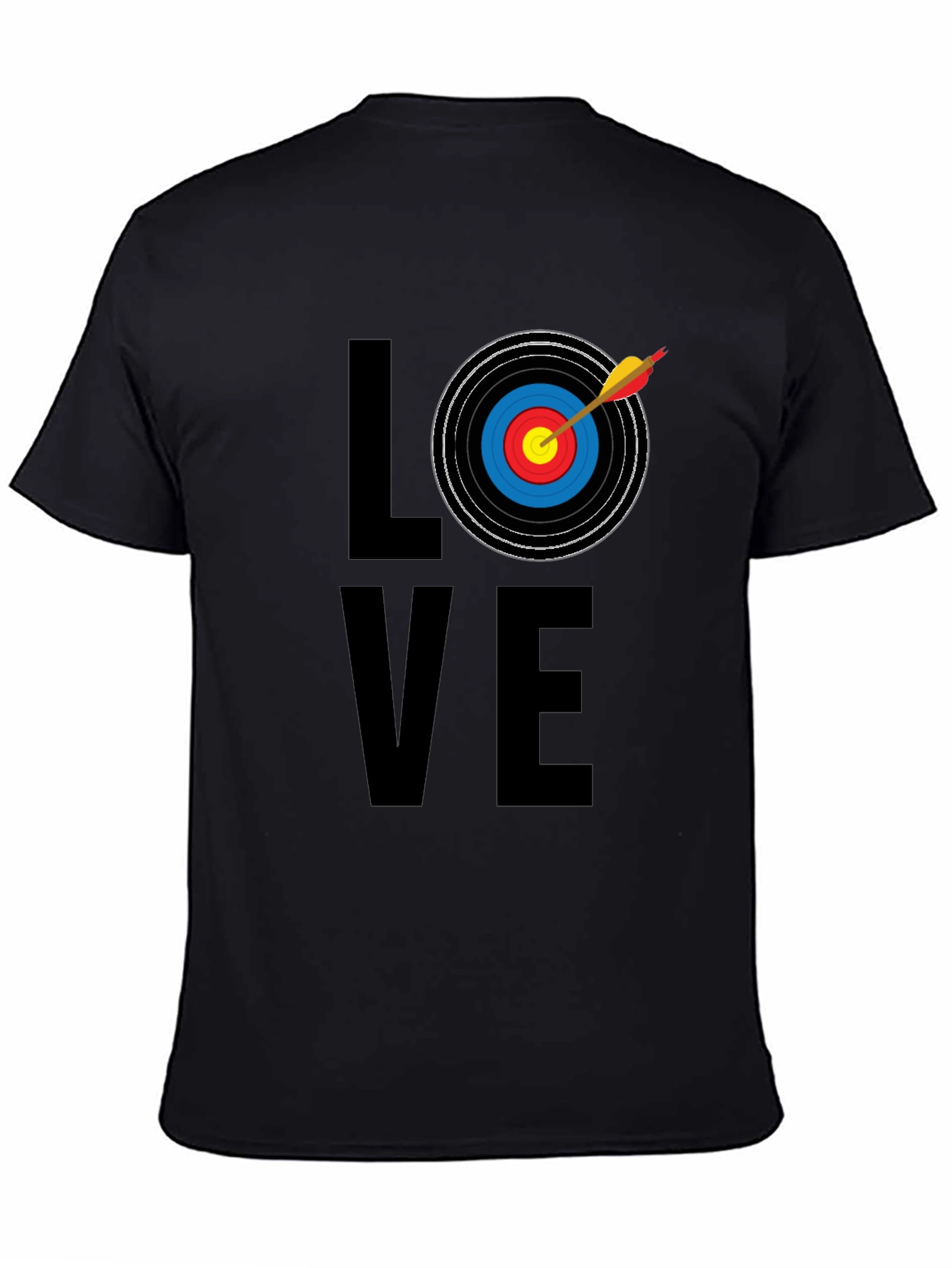 Archery LOVE T-Shirt - Black Graphic Tee