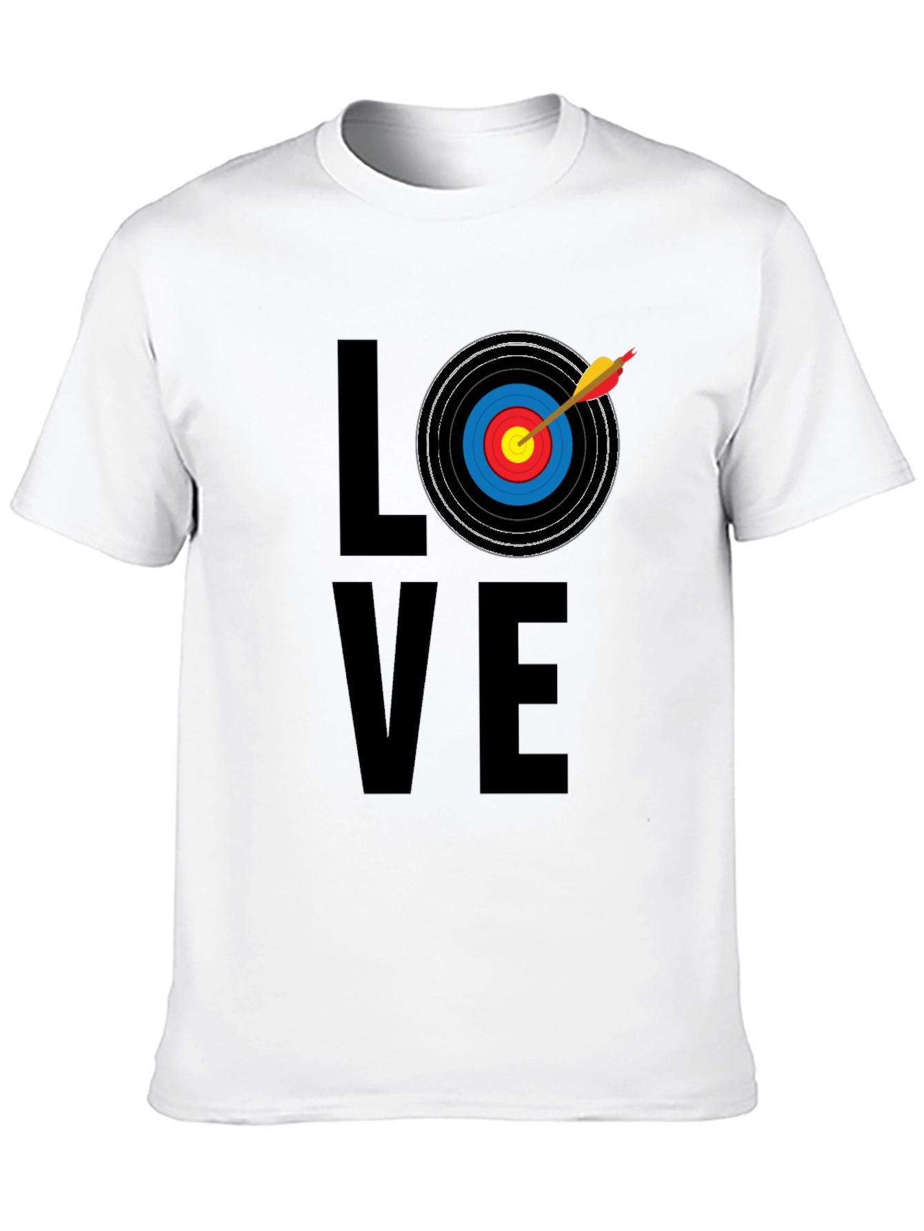 Archery LOVE T-Shirt - Black Graphic Tee