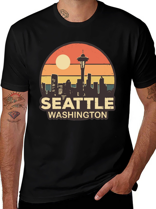 Seattle Washington Skyline T-Shirt