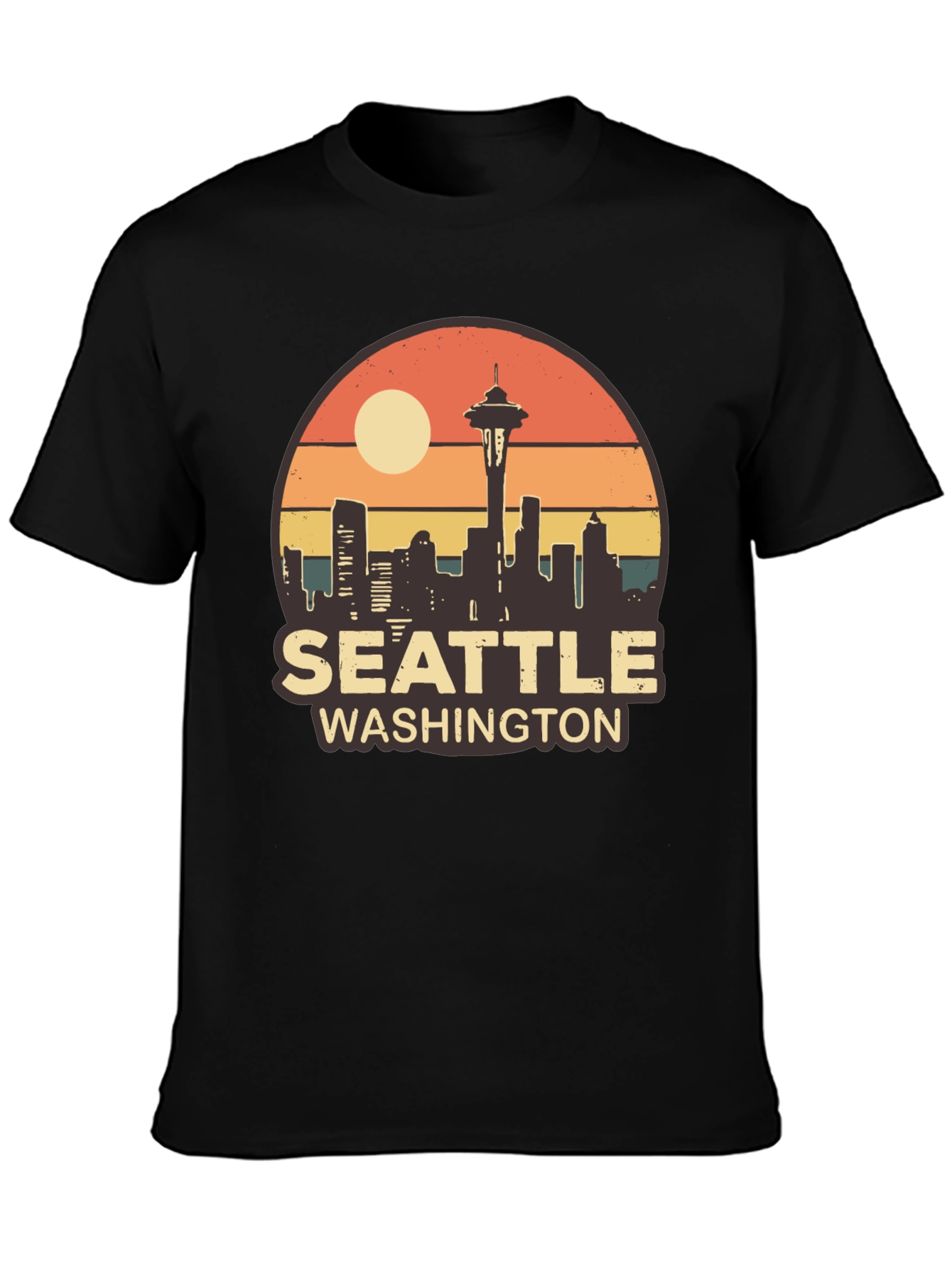 Seattle Washington Skyline T-Shirt