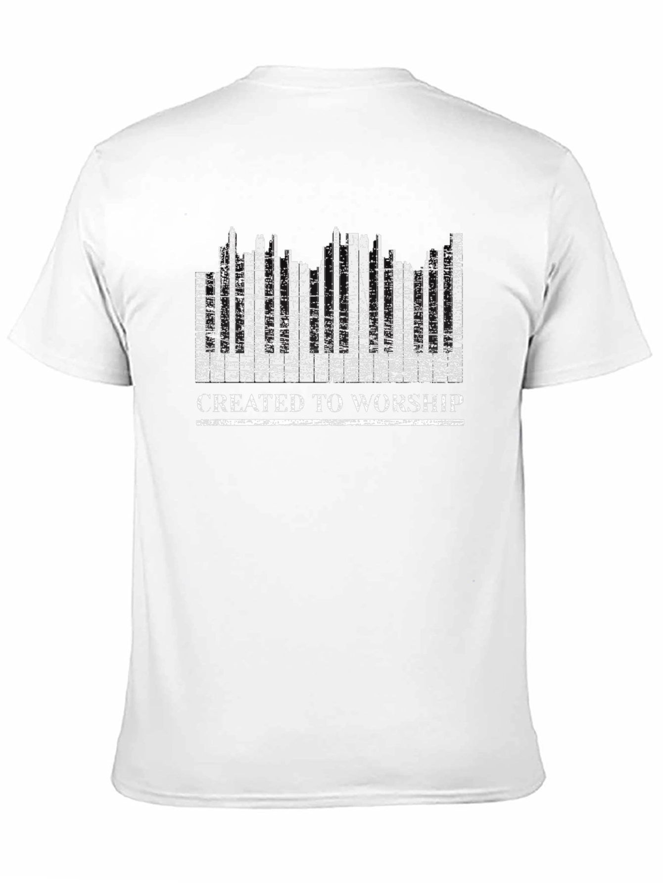 Created to Worship Black T-Shirt Christian Music