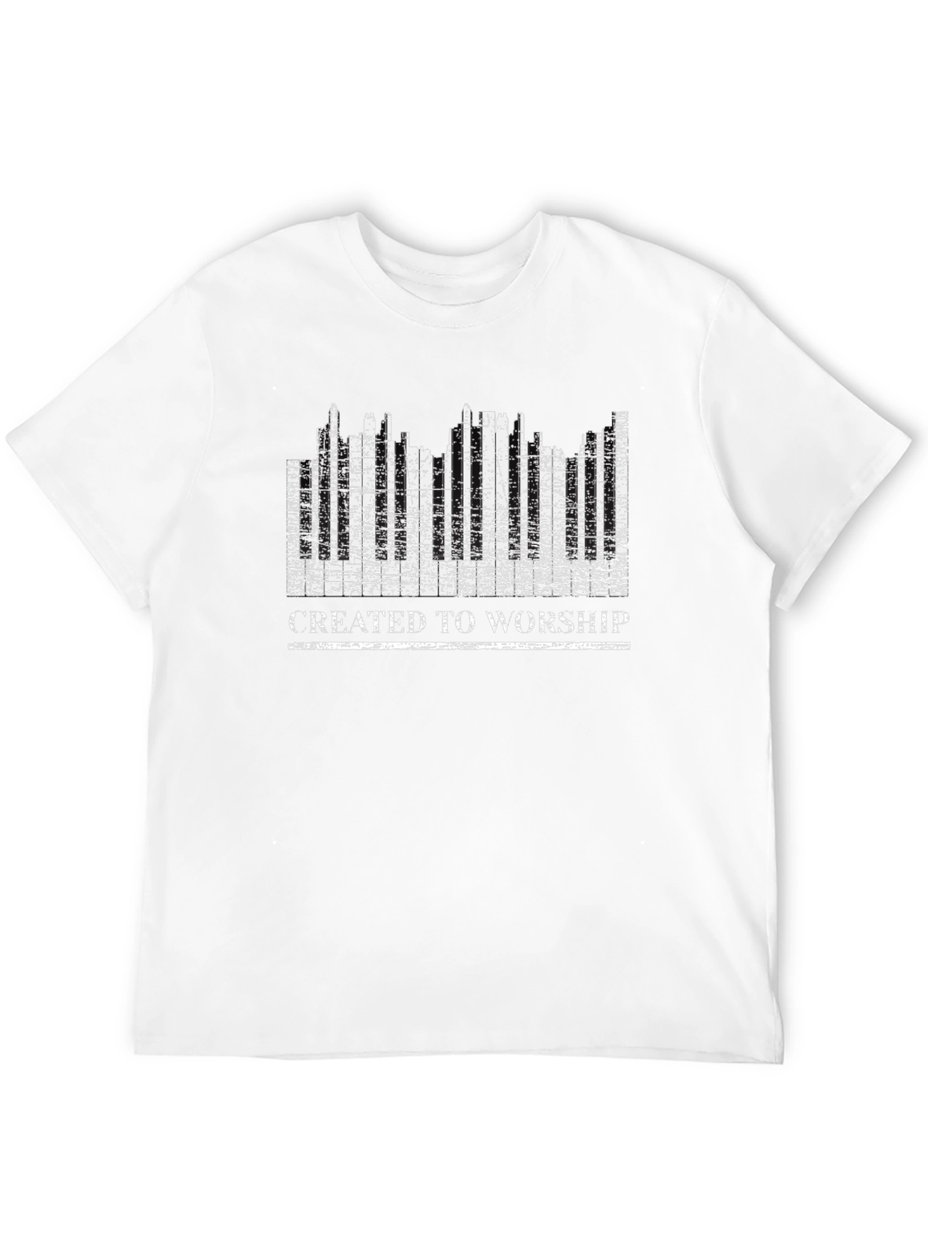 Created to Worship Black T-Shirt Christian Music