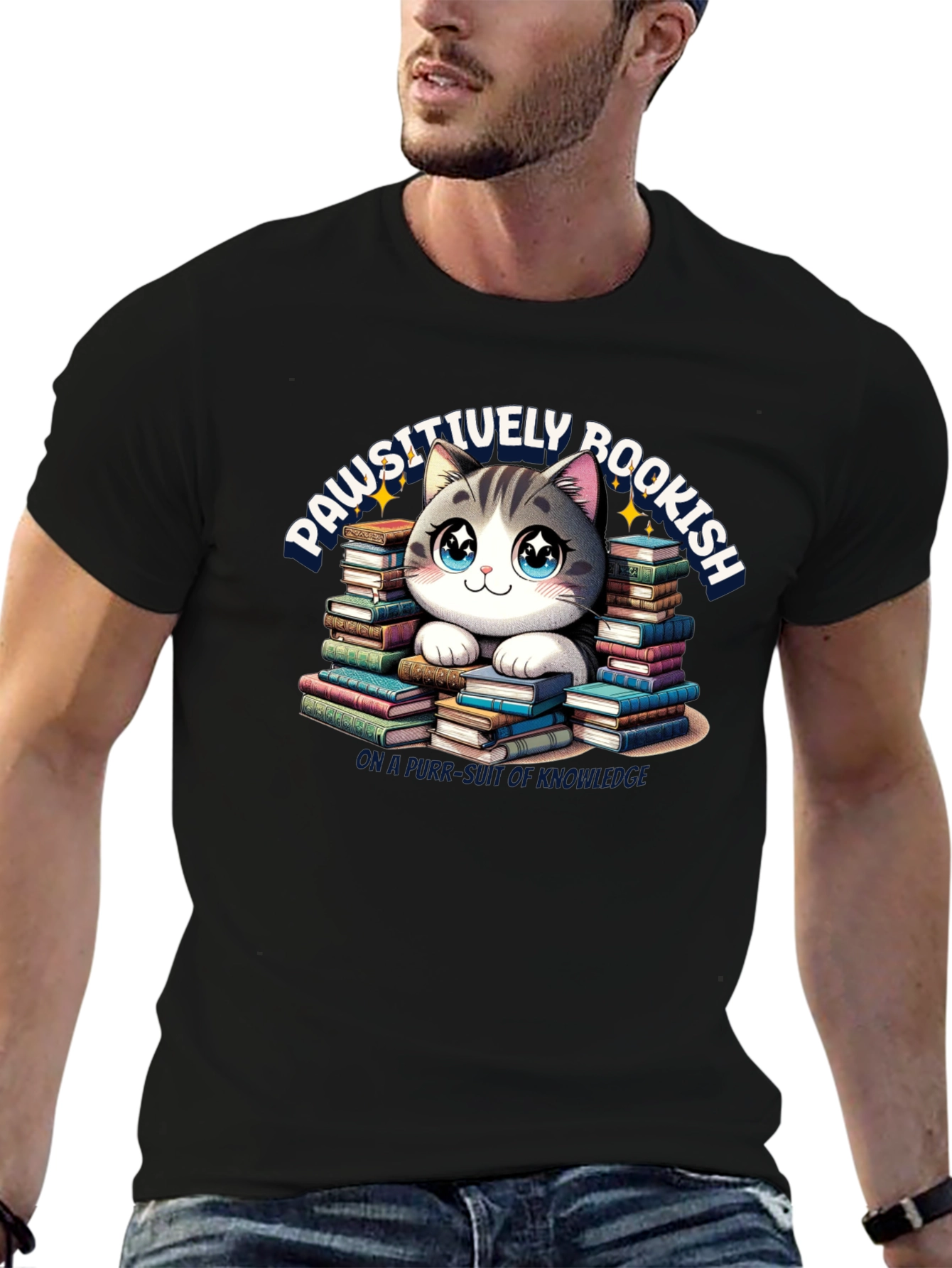 Pawsitively Bookish T-Shirt