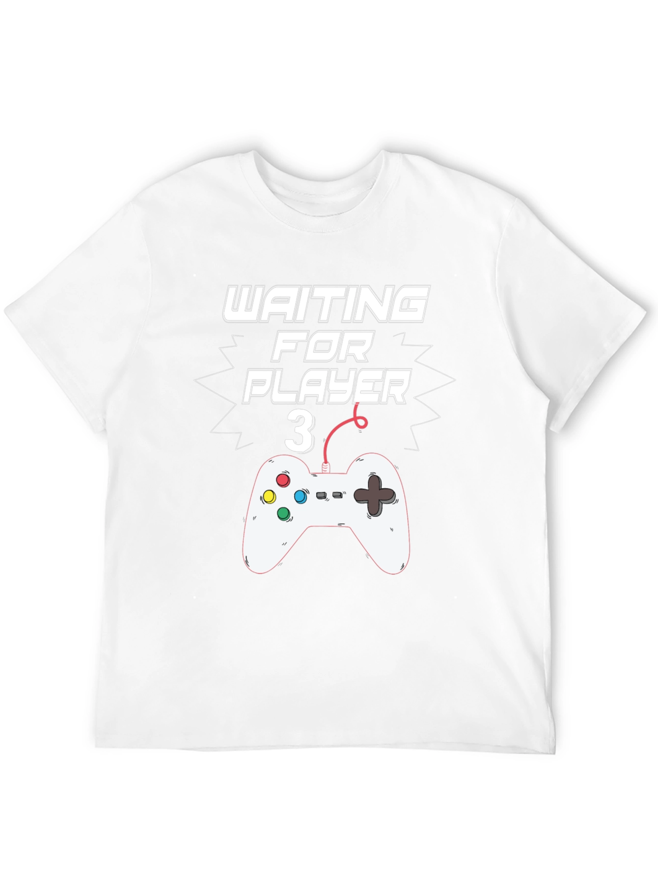 Waiting For Player 3 Gamer T-Shirt