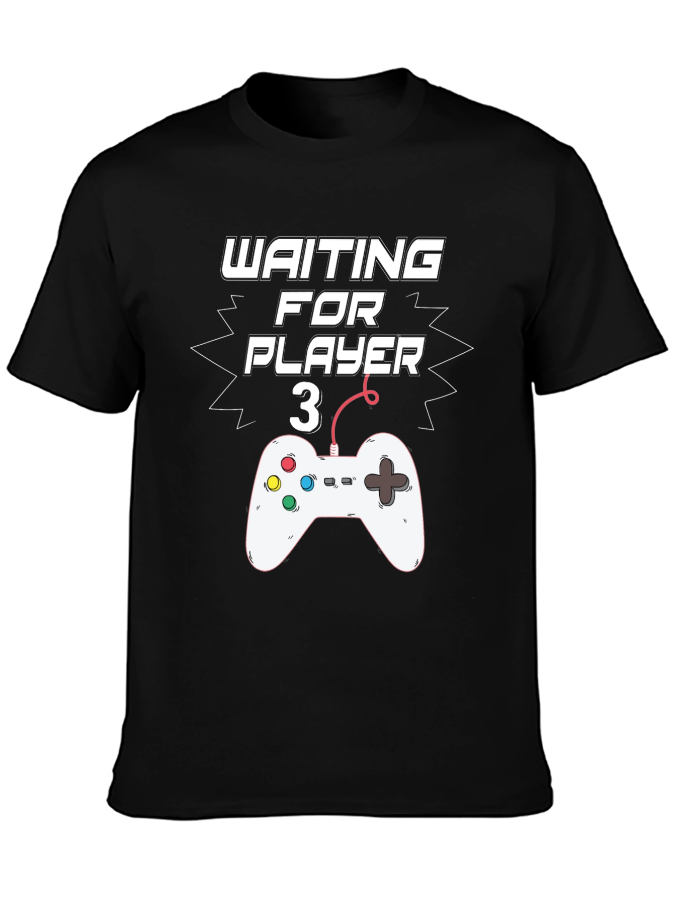 Waiting For Player 3 Gamer T-Shirt