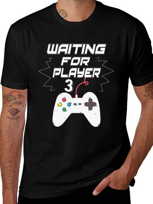 Waiting For Player 3 Gamer T-Shirt