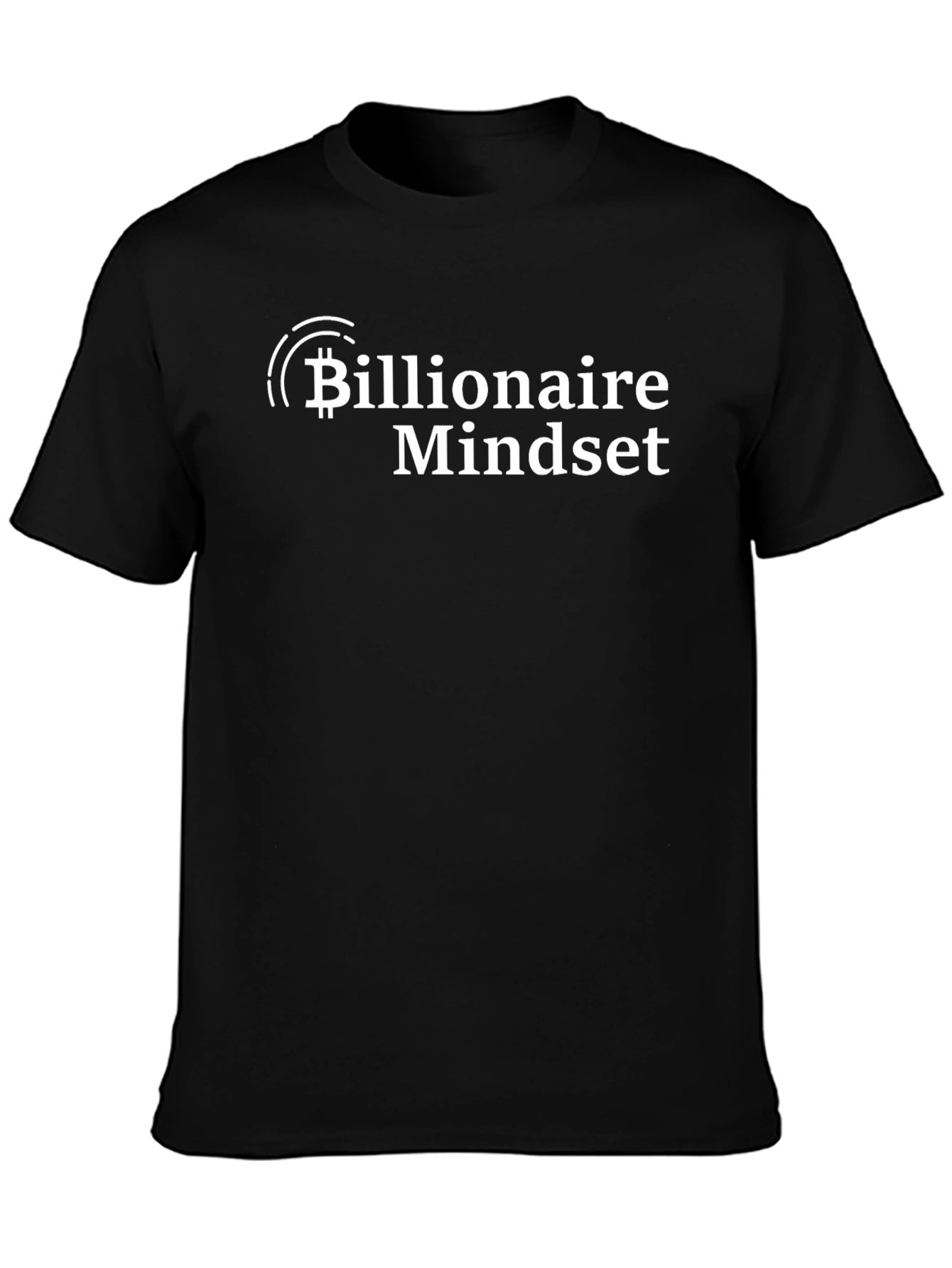 Billionaire Mindset Black T-Shirt