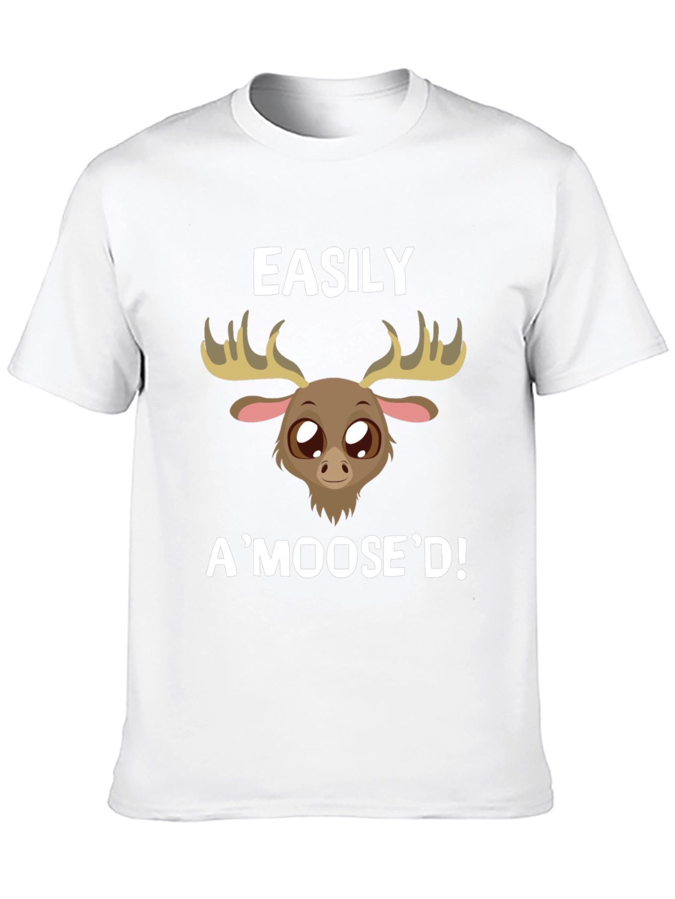 Easily AMoosed! Novelty Graphic Tee