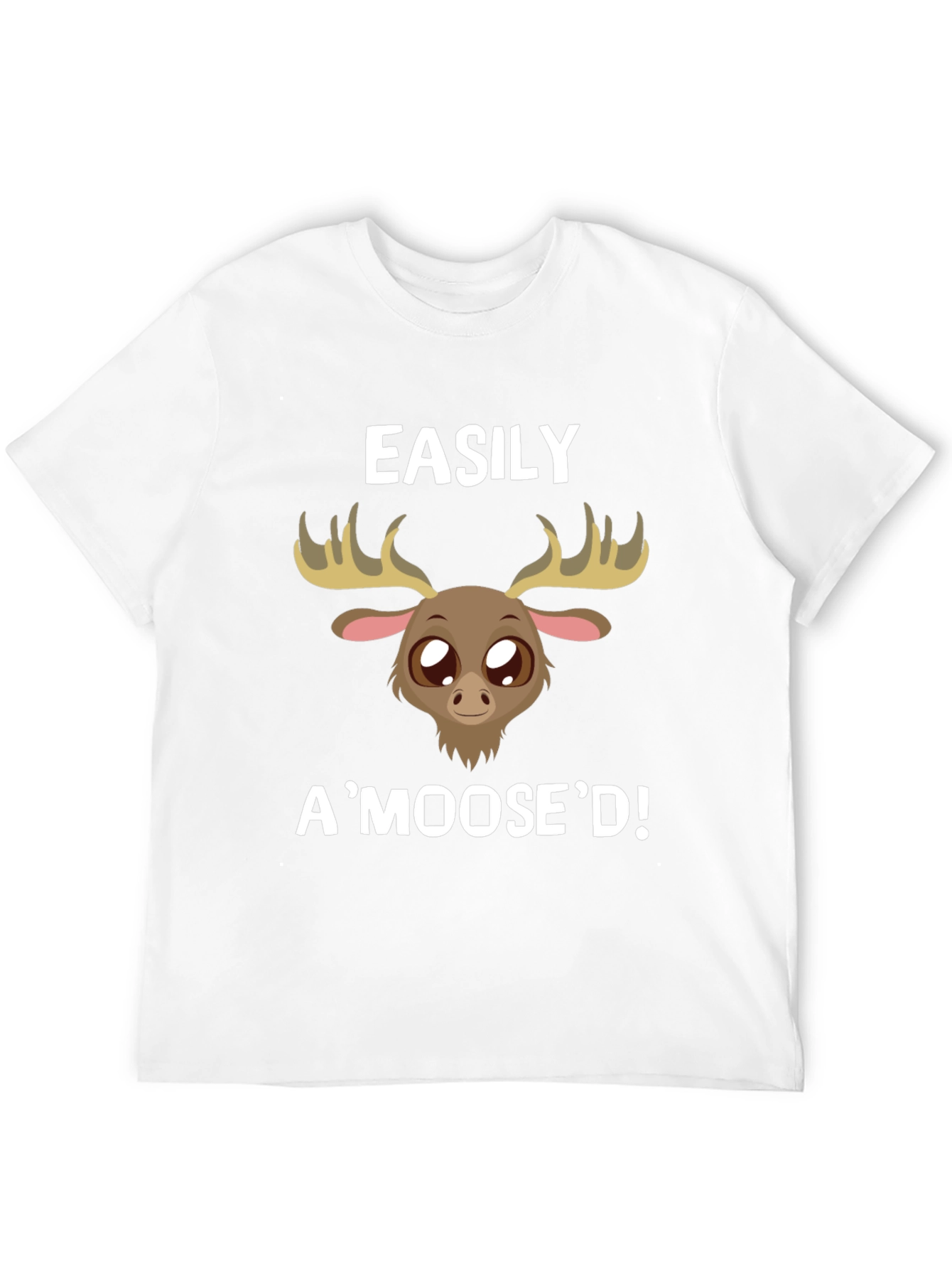 Easily AMoosed! Novelty Graphic Tee