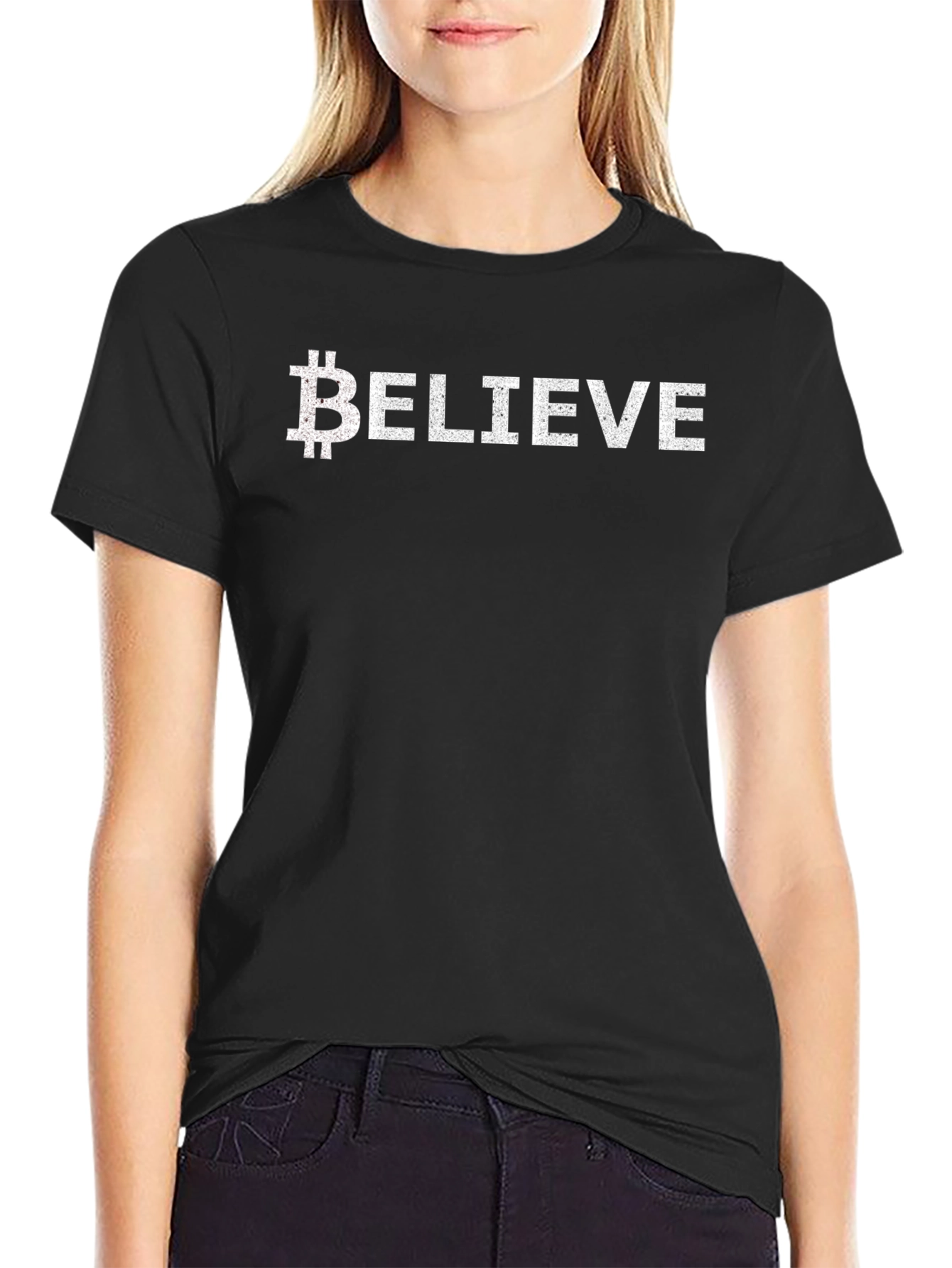Bitcoin Believe Graphic Tee - Crypto Investor Shirt